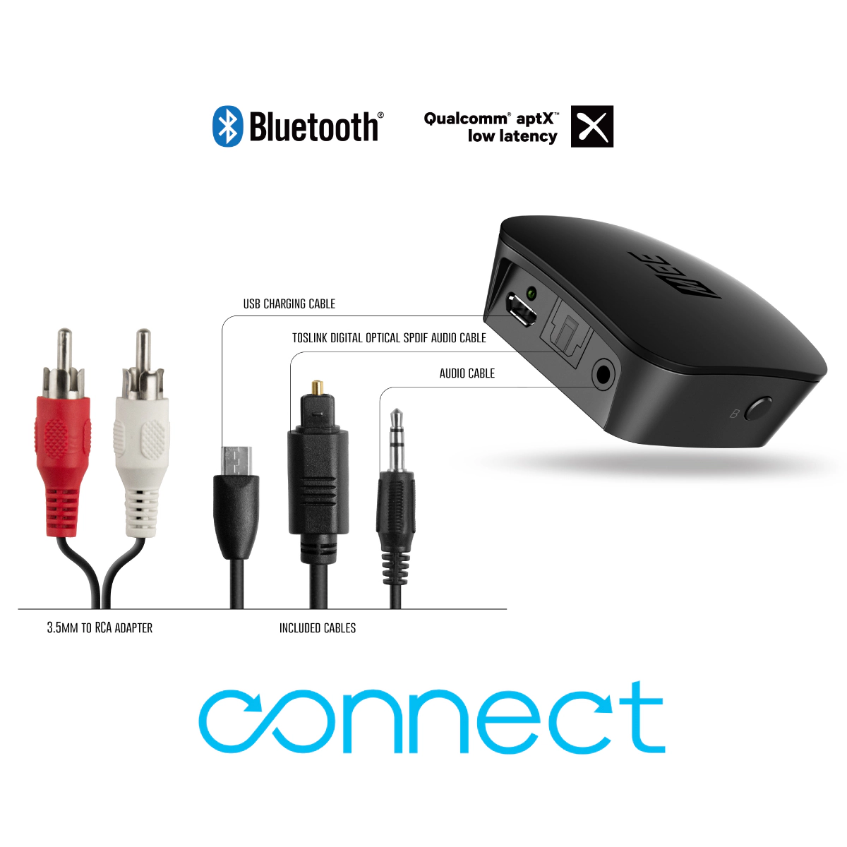 MEE audio Connect Bluetooth Audio Transmitter for TV