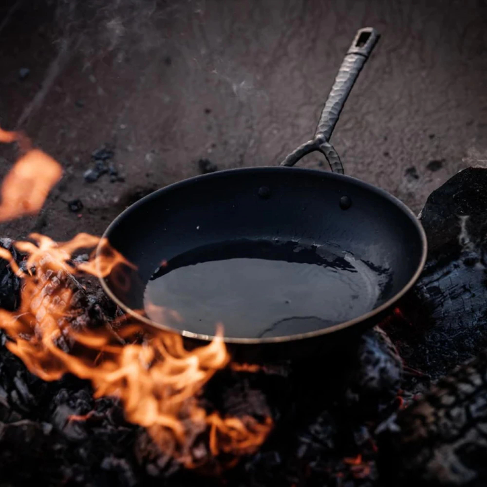 Alva Artist 11 Inch Carbon Steel Frying Pan - Induction and Oven Safe