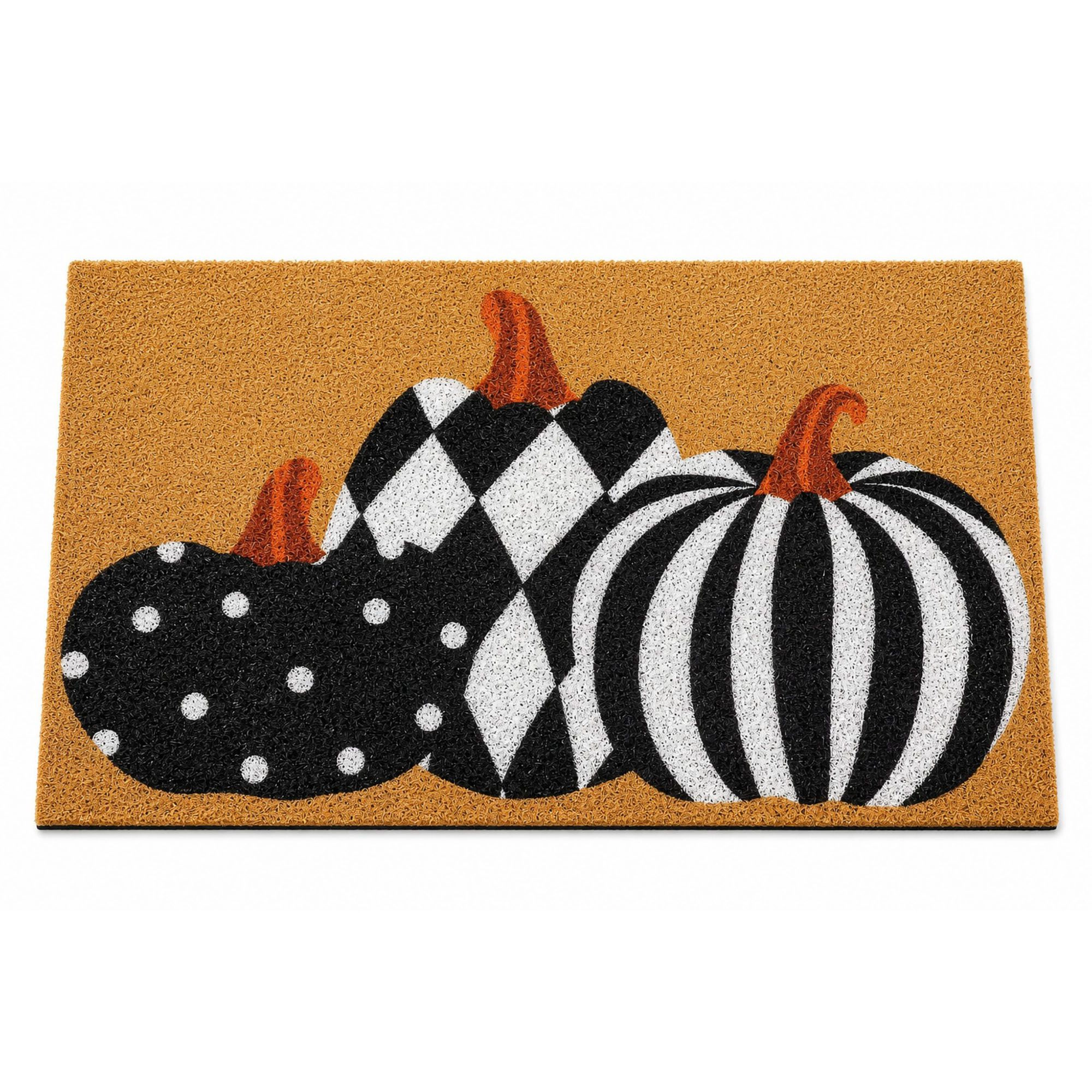 Alilang Halloween Pumpkin Nonslip Indoor Outdoor Entryway Doormat 15.7 x 23.6 in