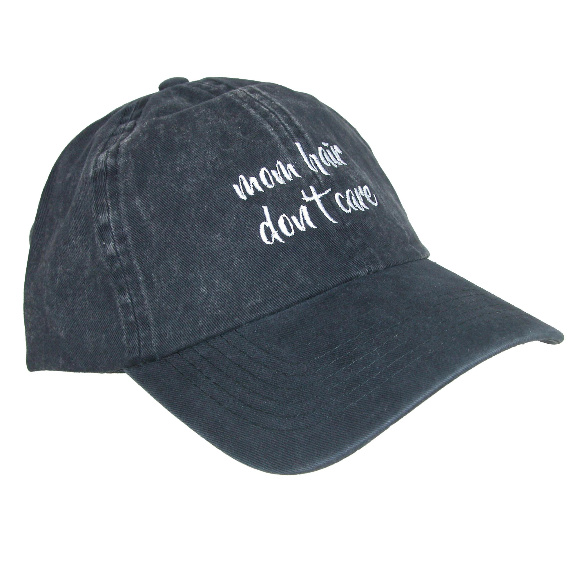 David & Young Women's Cotton Mom Hair Don't Care Baseball Cap