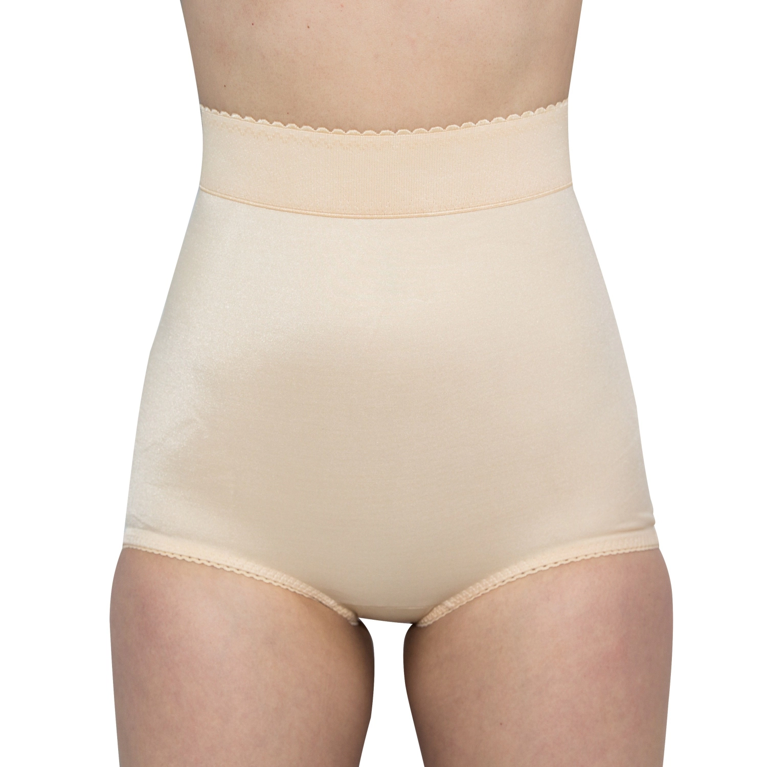 Rago High Waist Tummy Control Panty with Inner Lining, Light Shaping Style