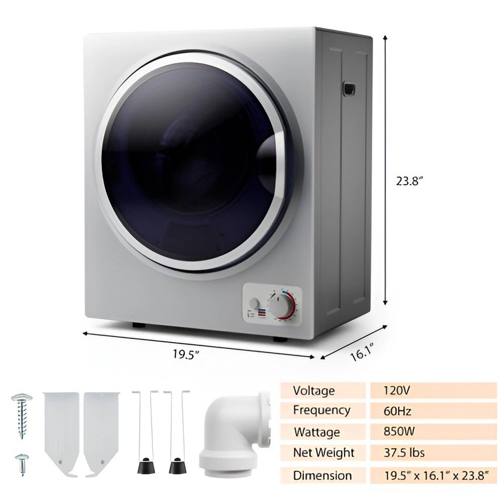 SlickBlue Portable Electric Clothes Dryer with Multiple Drying Modes
