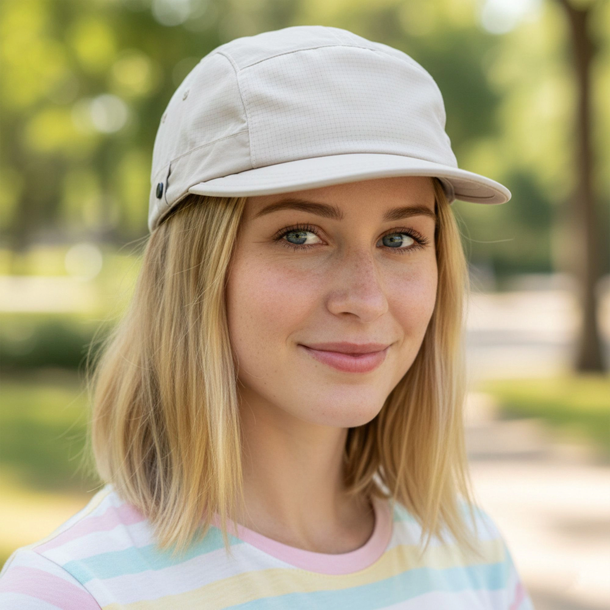 Anna-Kaci Women's Quick Dry Short Brim Baseball Cap With Sunglasses Holder Lightweight Hat