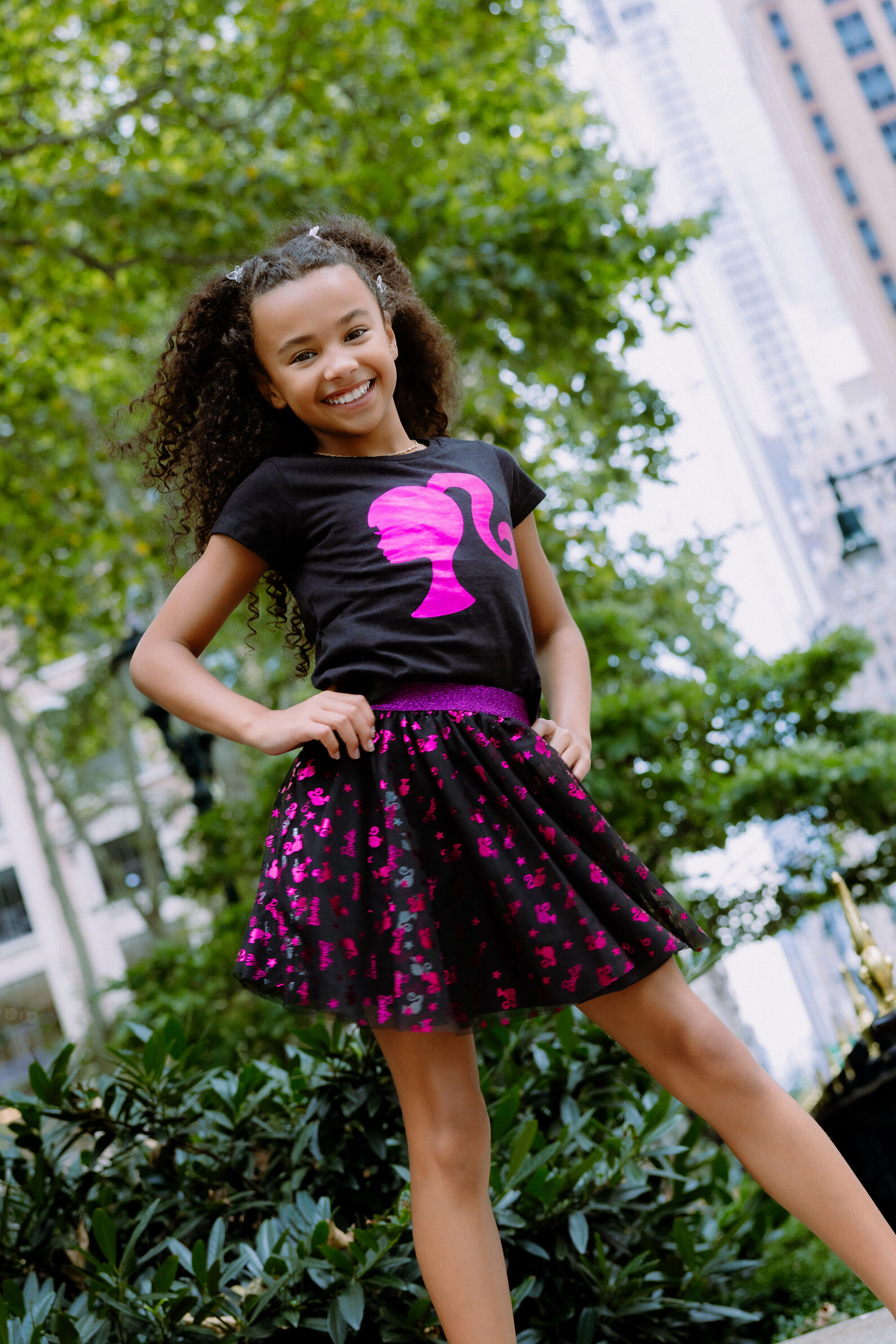 Barbie Girls' 2-Piece T-Shirt and Tutu Skirt Set