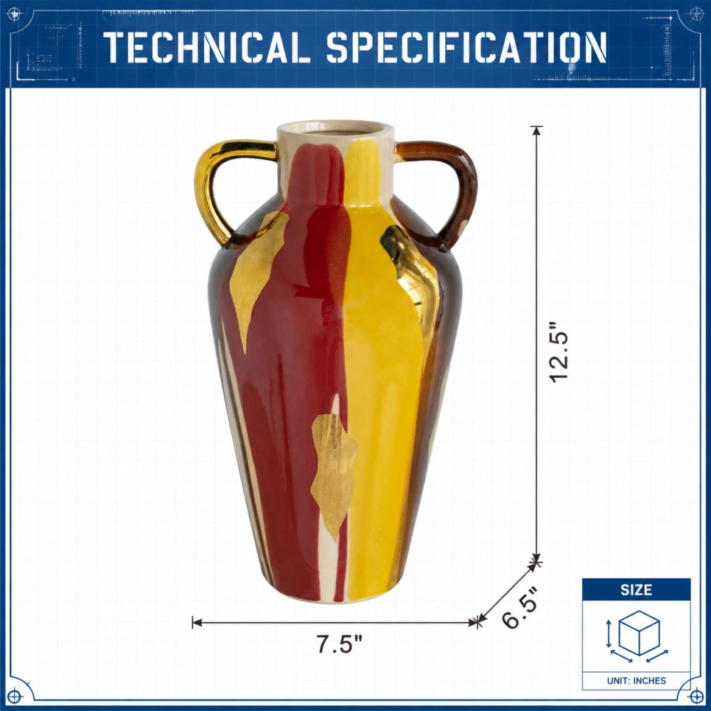 Toemoa Decorative Ceramic Vase