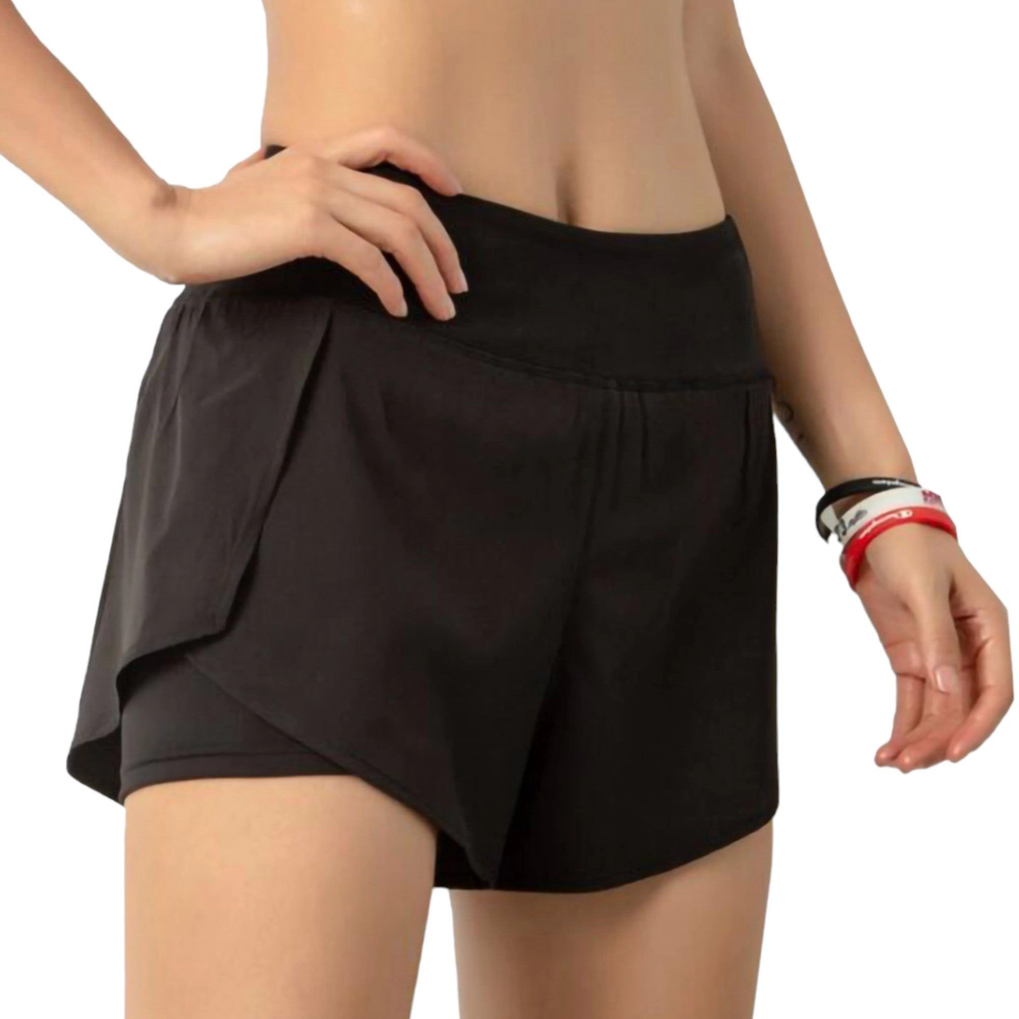 Anna-Kaci Women's Quick-Dry Pocket Running Shorts