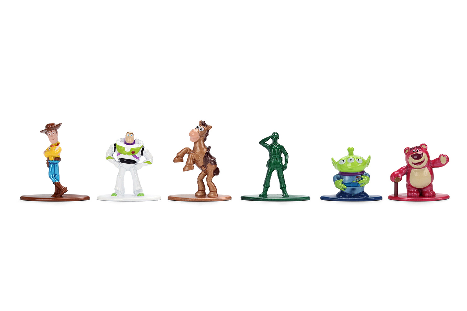 Jada Set of 6 Diecast Figures "Toy Story" Movie Franchise "Nano Metalfigs" Series Diecast Models by Jada