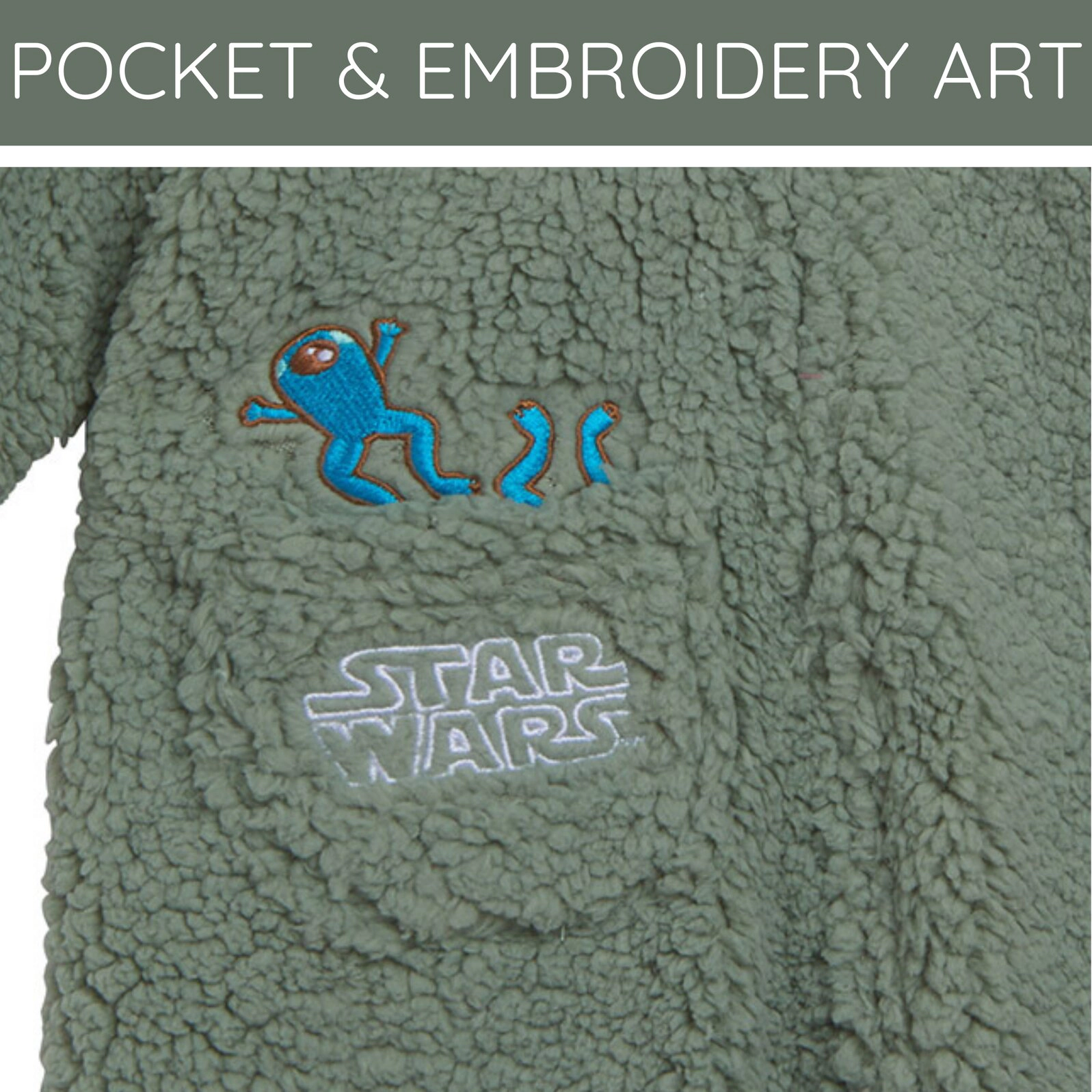 Star Wars The Mandalorian Grogu Baby Cosplay Fleece Hooded One Piece