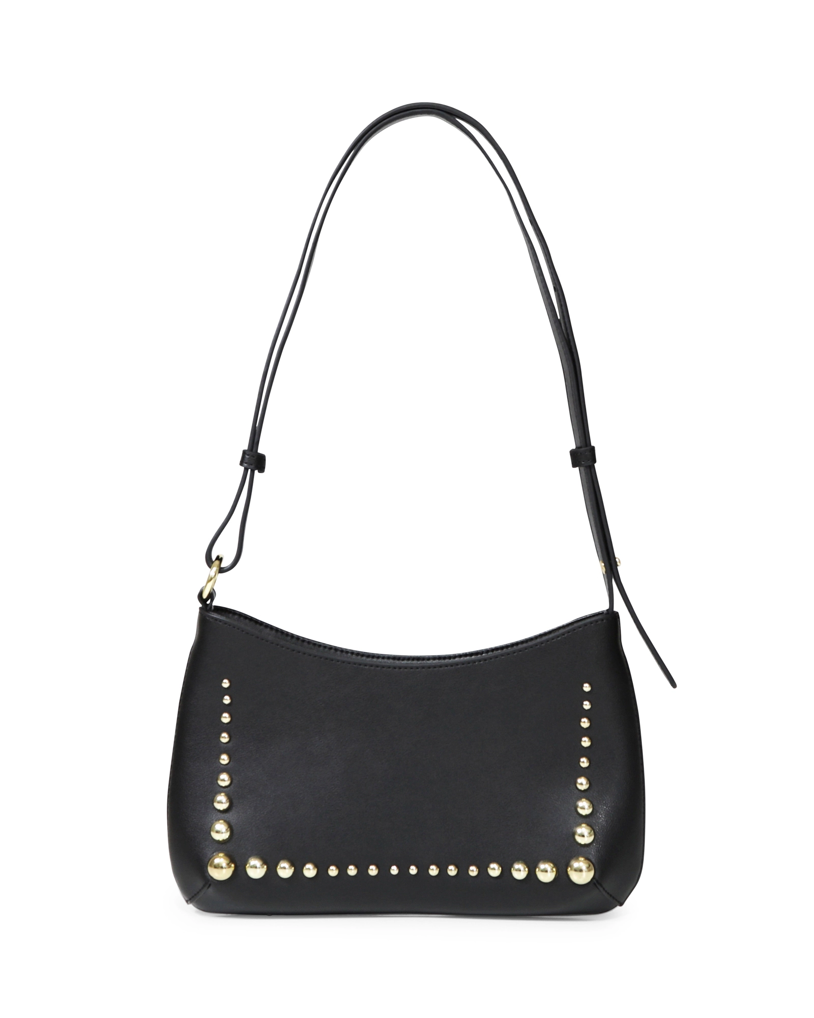 Belle & Bloom Womens Girls Like Us Studded Leather Shoulder Bag