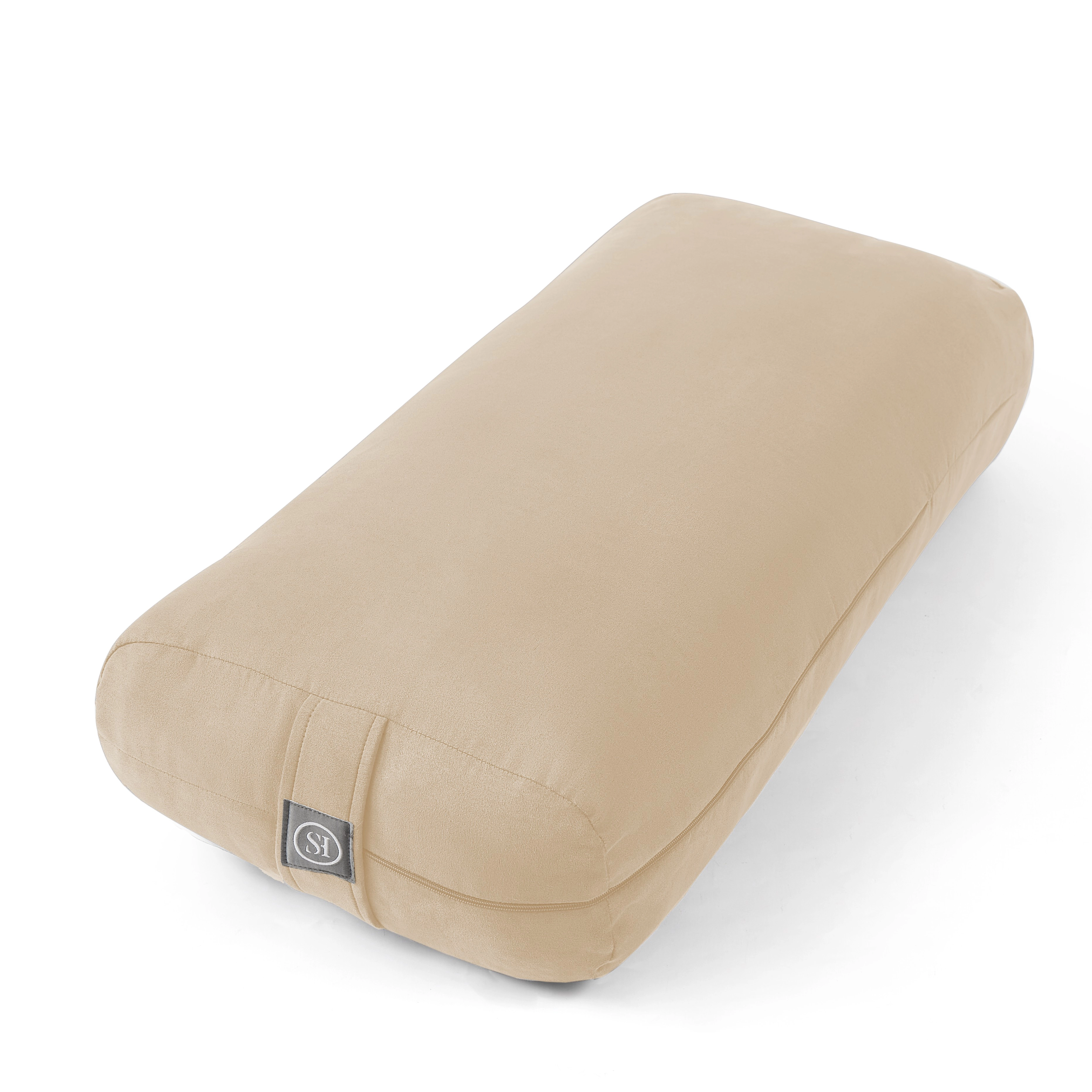 Sweet Home Collection Yoga Rectangular Bolster Meditation Pillow