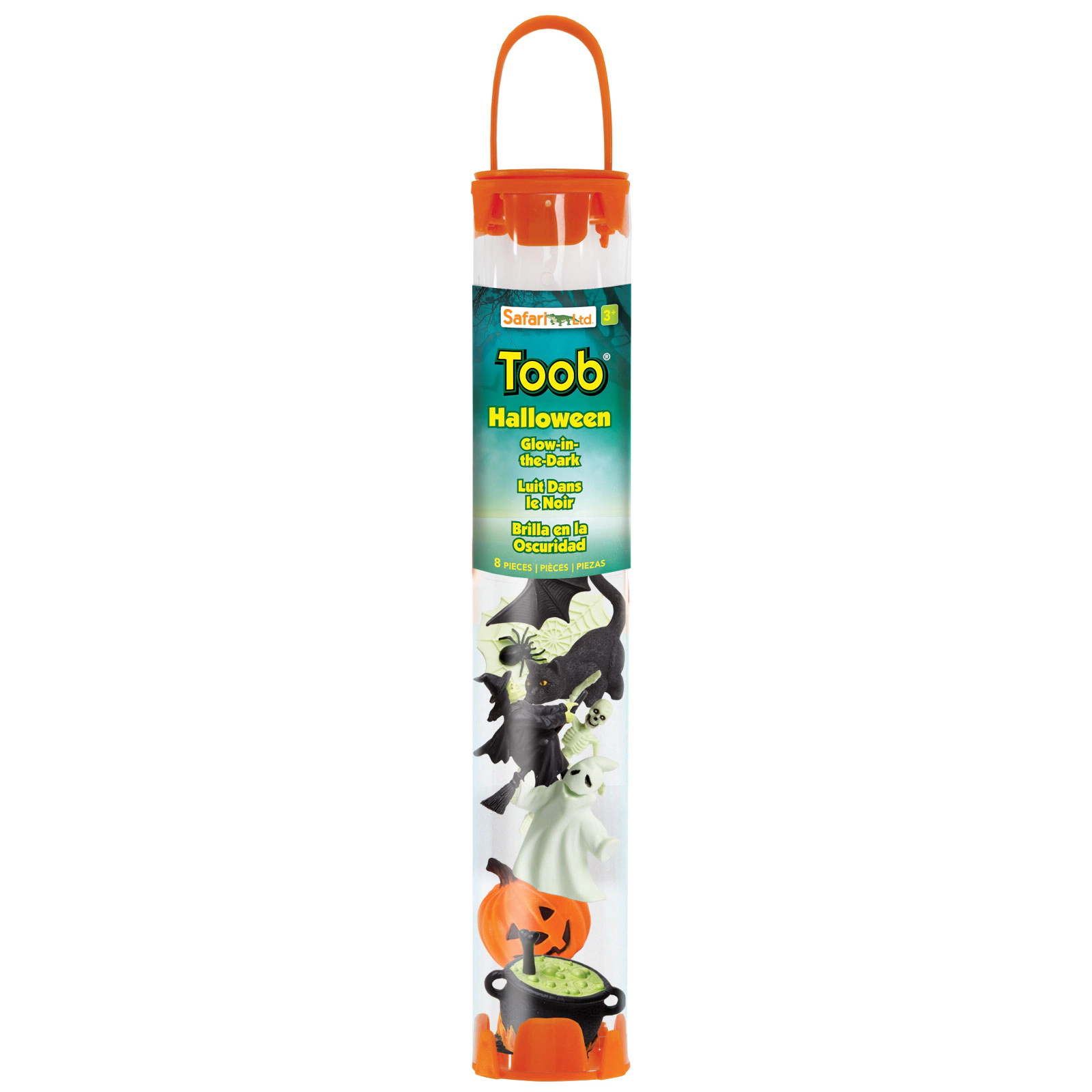 Safari Ltd. - Glow-in-the-Dark Halloween TOOB - contains 8 Mini Figurines
