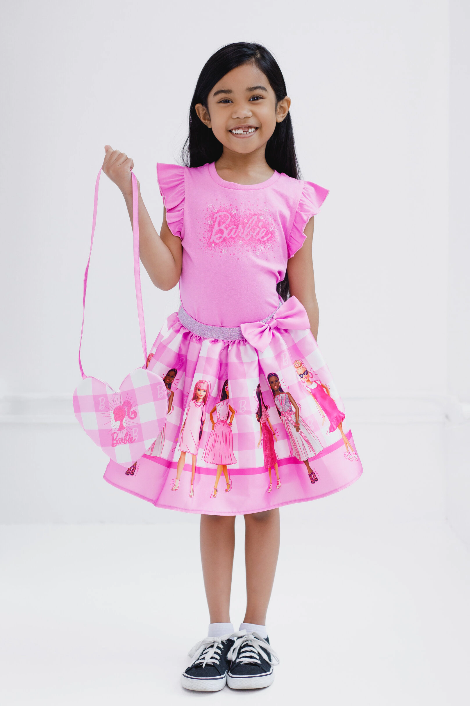 Barbie Girls' T-Shirt and Skirt Set