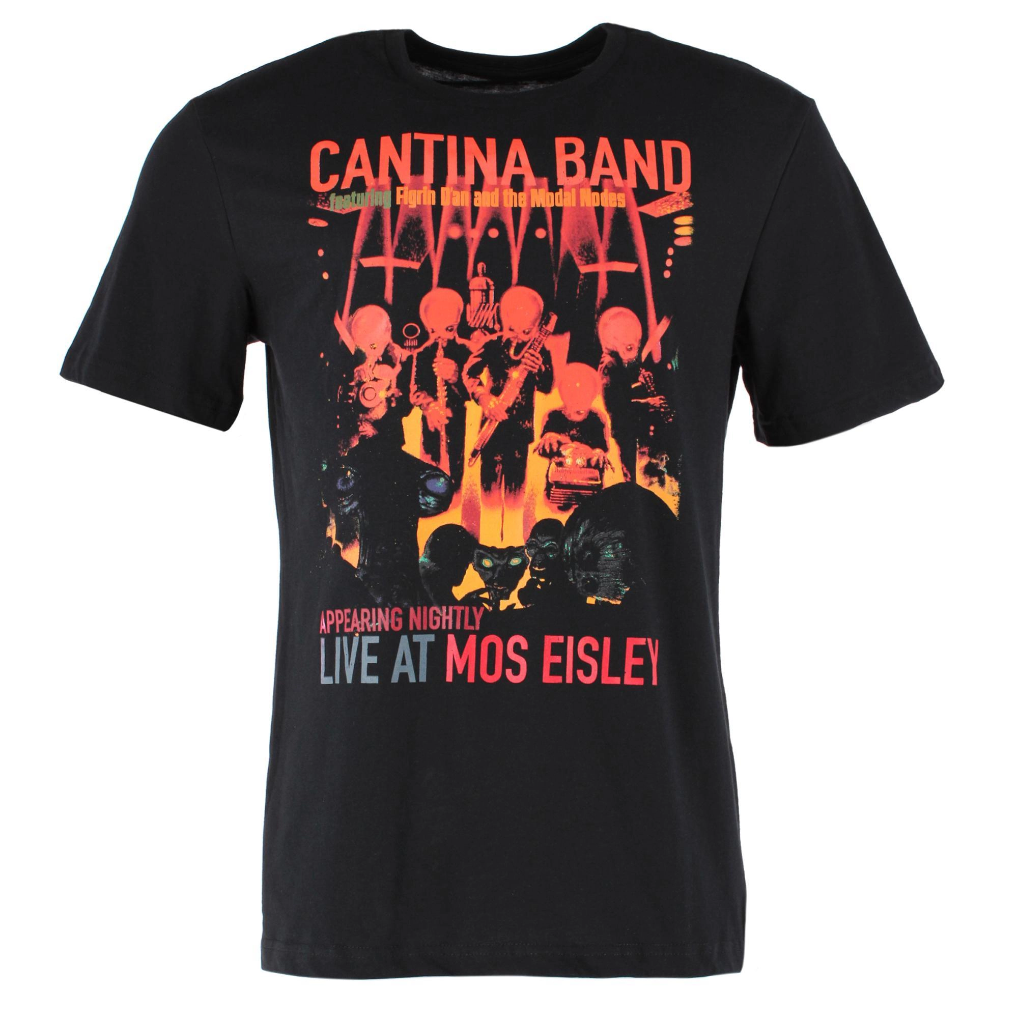 Jerry Leigh Men's Star Wars Cantina Band Live Tee