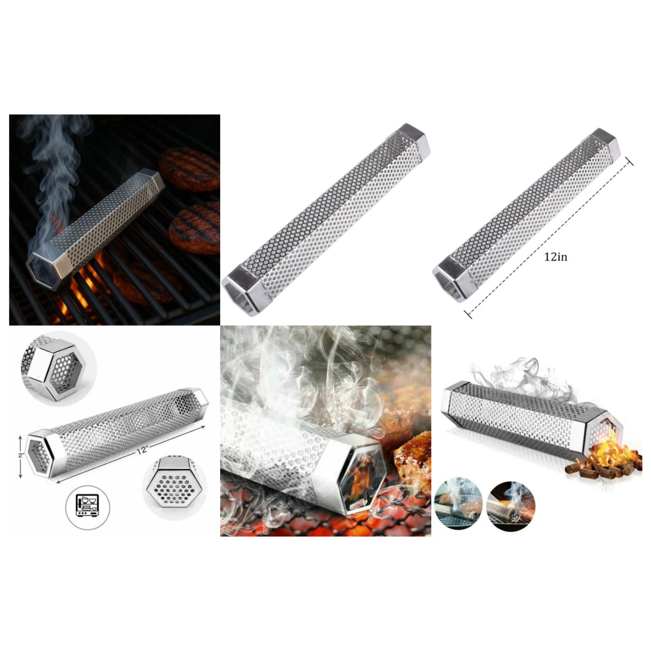 Home Collection Stainless Steel BBQ Smoker Tube for Wood Pellets