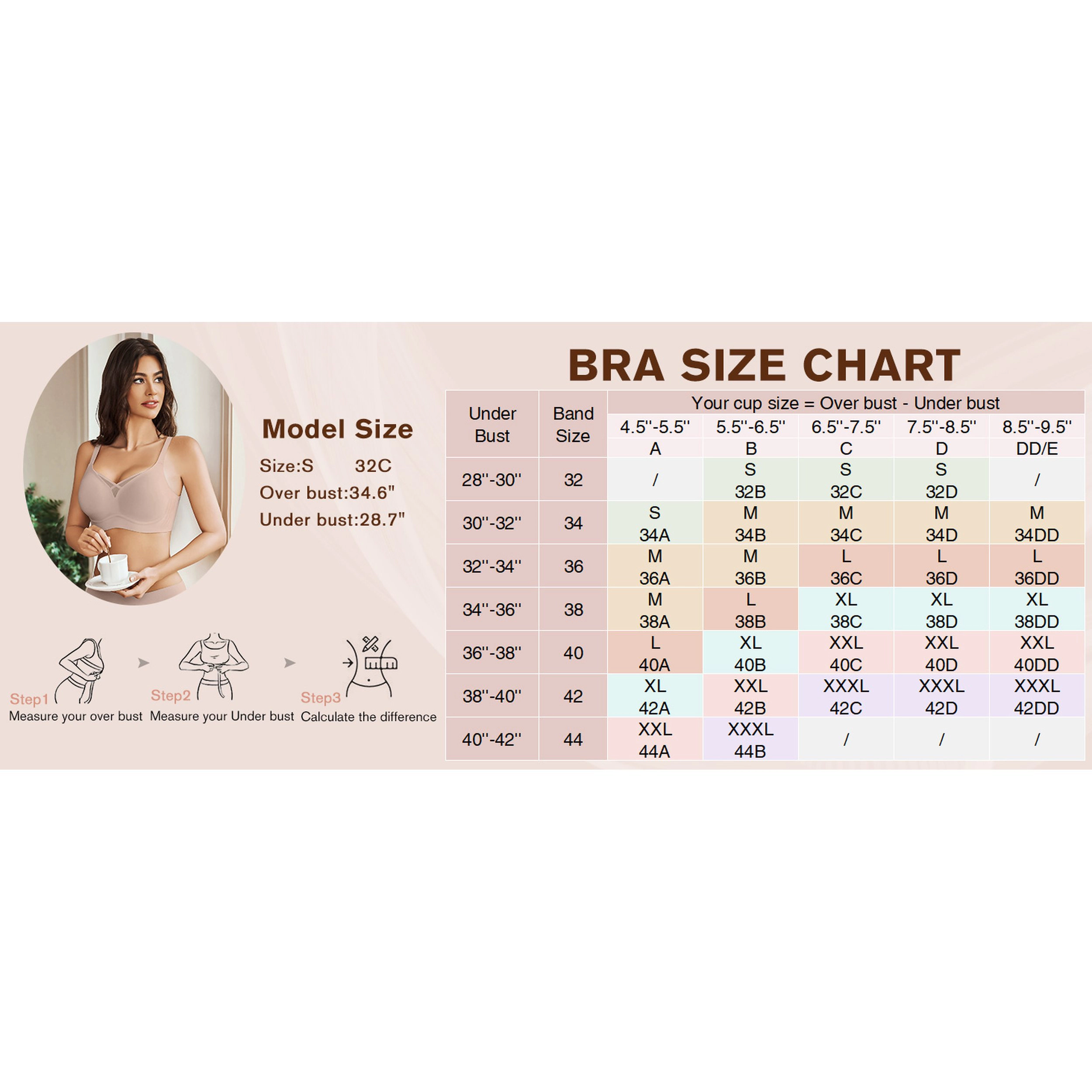 Avidlove Women's Seamless Mesh Crossover Wireless Bralette