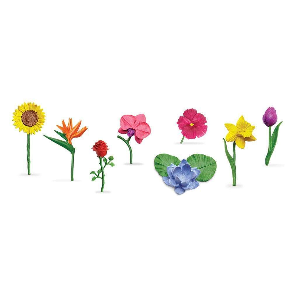 Safari Ltd. - Flowers TOOB - contains 8 Mini Figurines