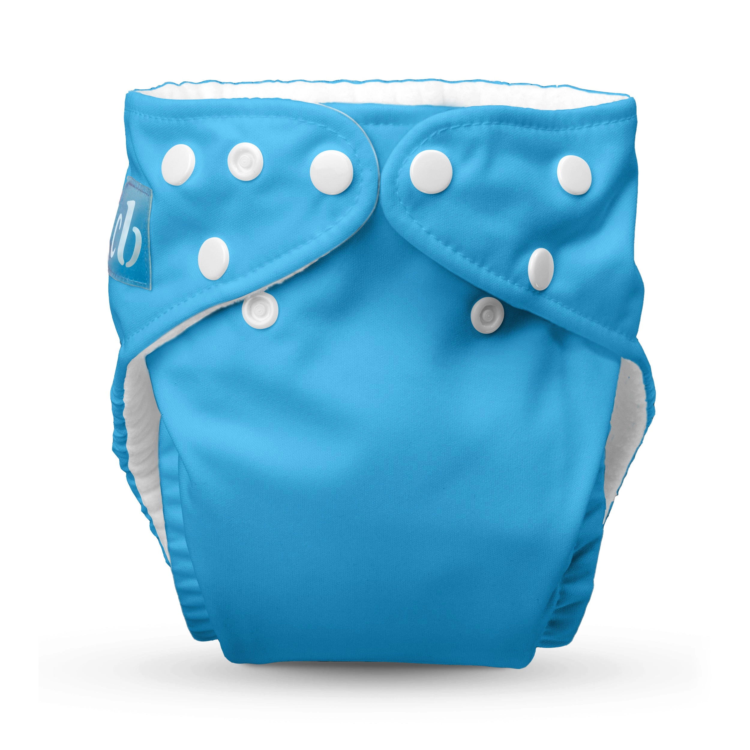 Charlie Banana One-Size Reusable Cloth Diaper with Fleece Lining and Deluxe Insert - CB Turquoise