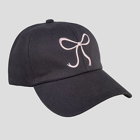 Anna-Kaci Women's Baseball Cap with Bow Embroidery