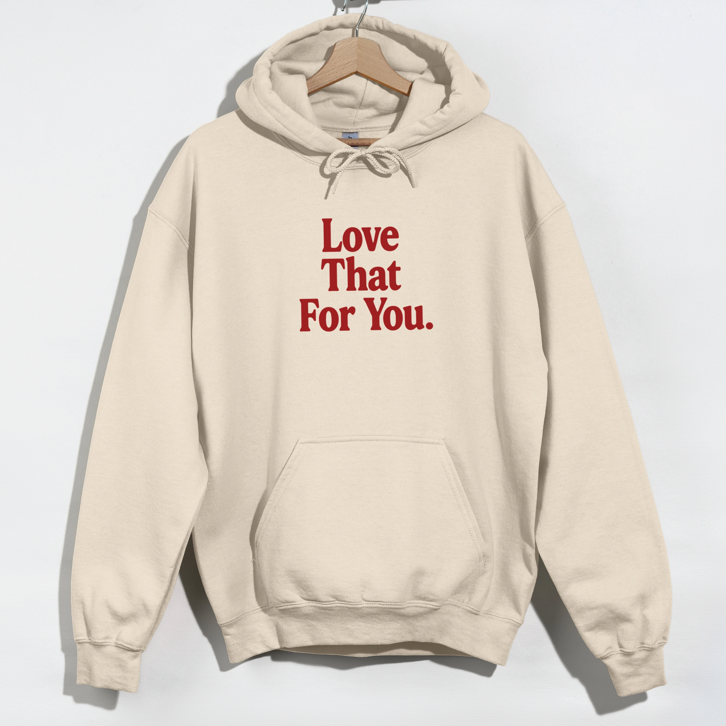 Simply Sage Market - Women's Graphic Hoodie Love That For You Stacked