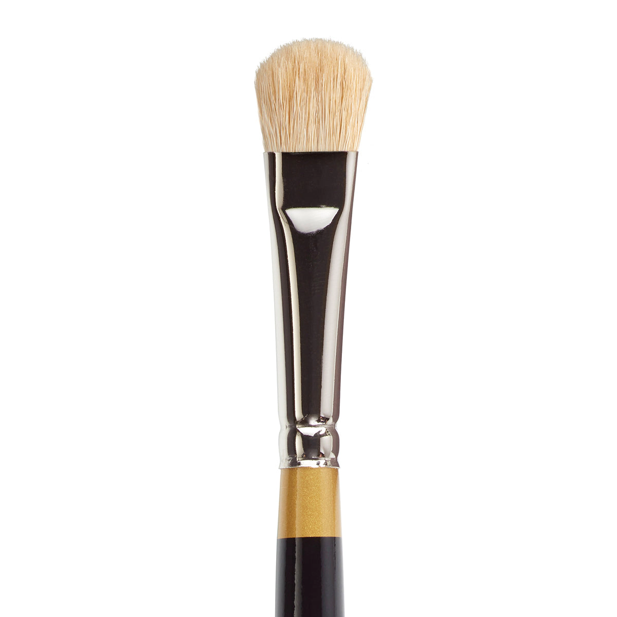KINGART Original Gold 9270 Oval Mop Brush - White Synthetic, Short Handle