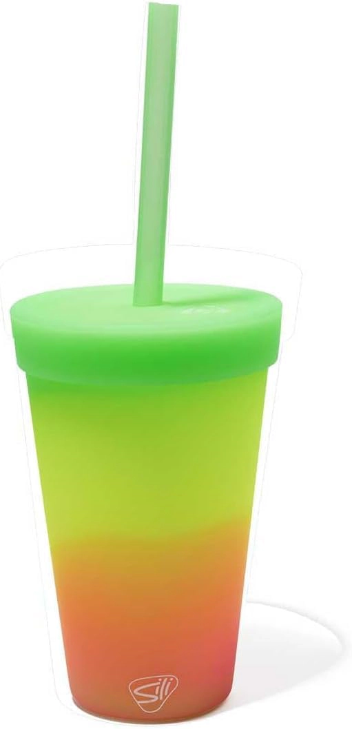Silipint Silicone 16 oz Straw Tumbler