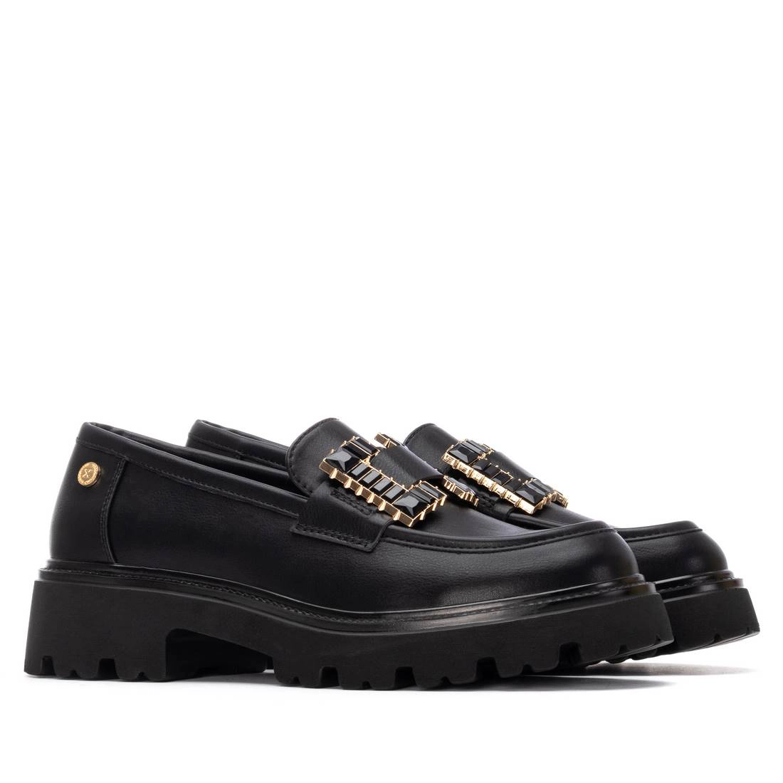 XTI Women's Rhinestone Loafers