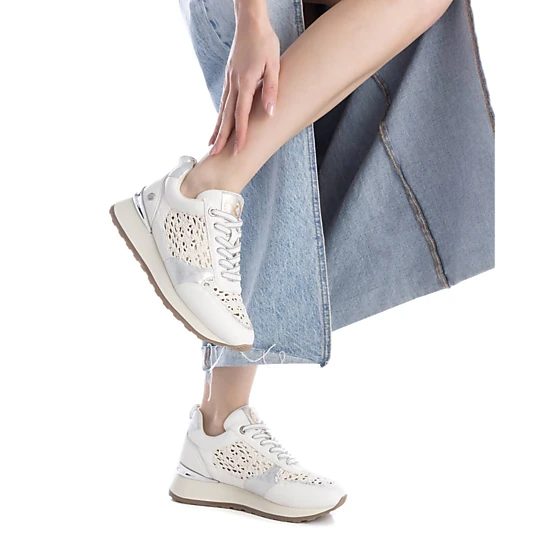 XTI Women's Sneakers Casual Round-Toe Flat Sneakers