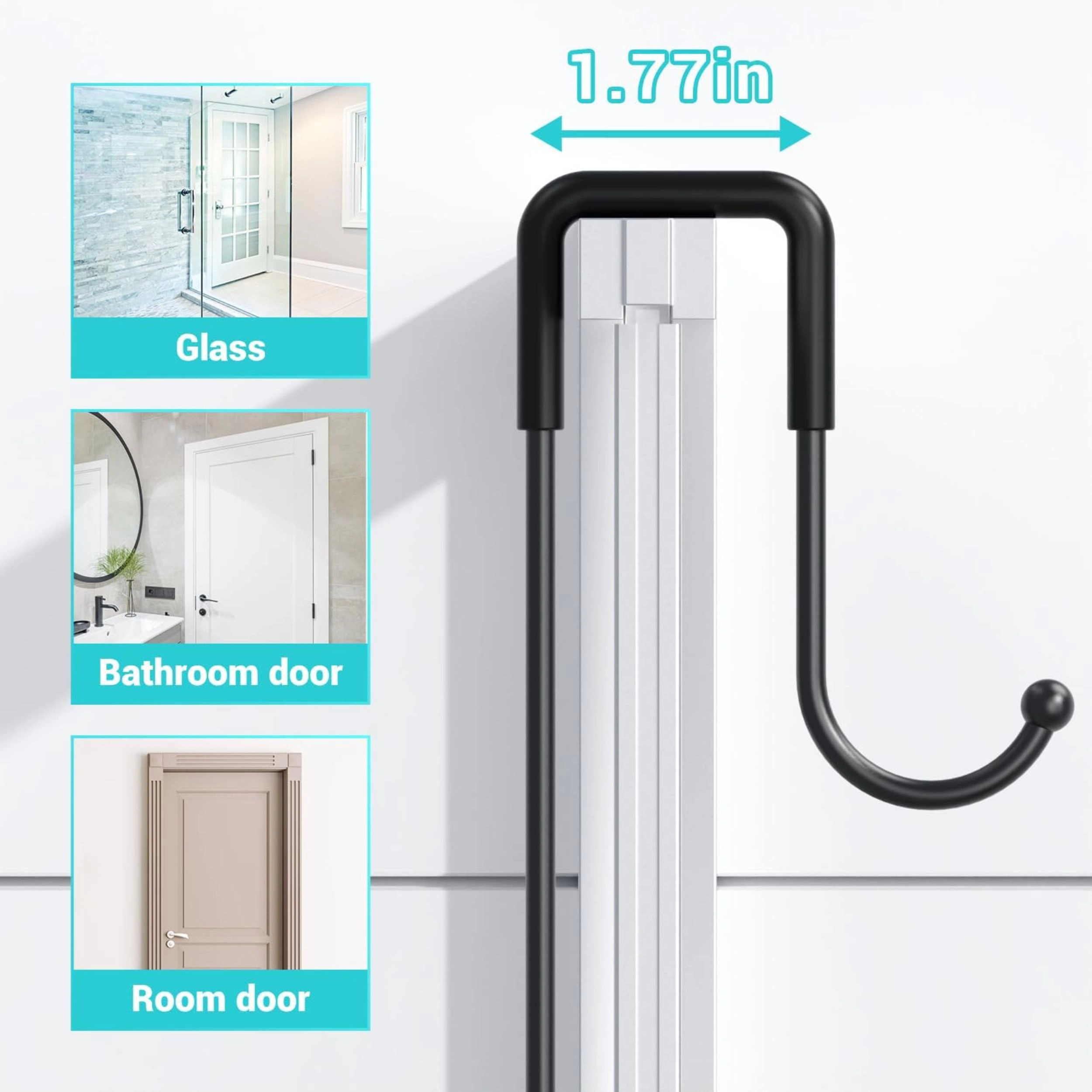 Stock Preferred Over the Door Rustproof Shower Caddy Organizer with Hooks
