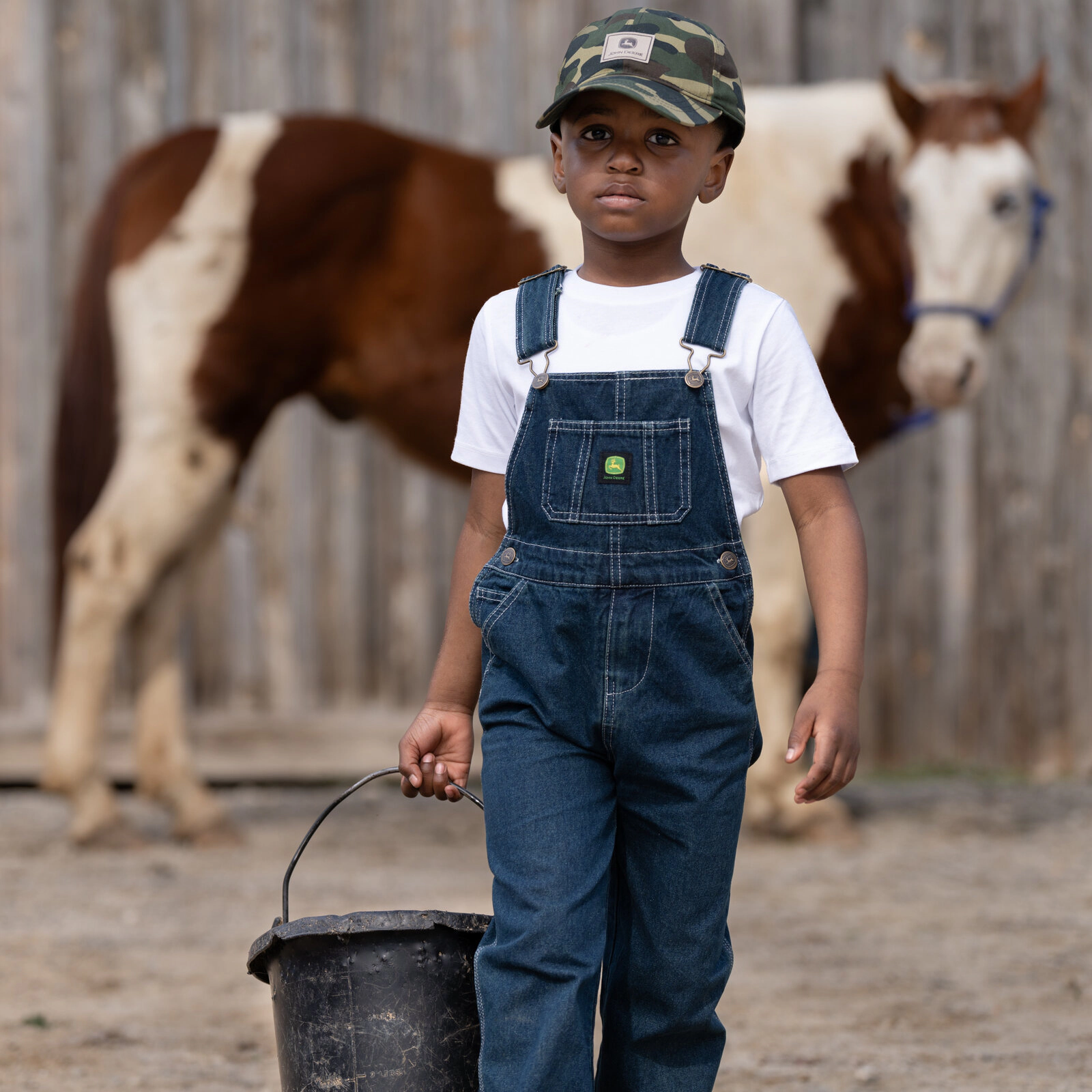 John Deere Boys' One Piece Bib Overalls