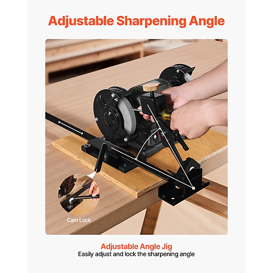 HONGGE Multi-Grind Sharpening System Pro Jig for 6