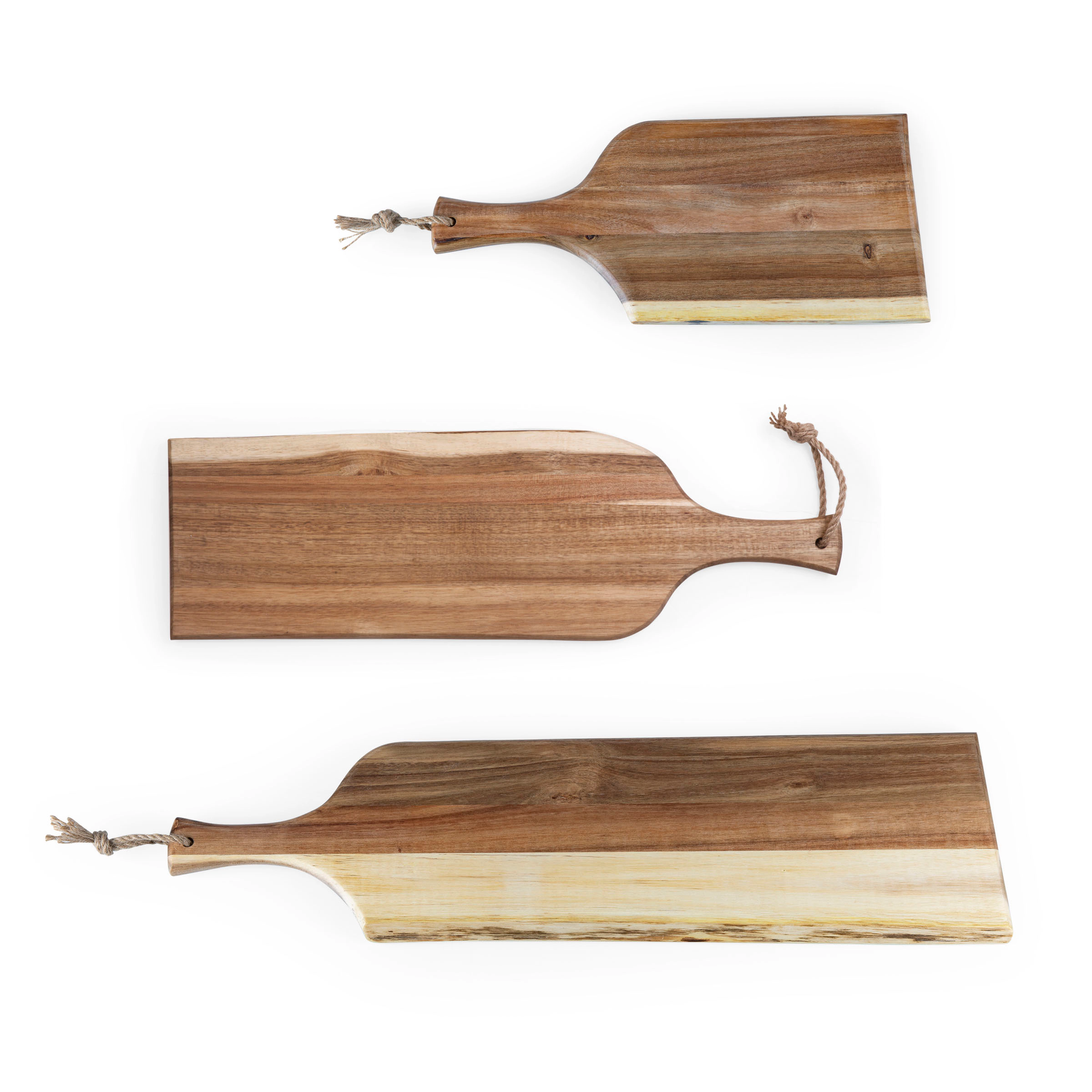 TOSCANA Set of 3 Artisan Serving Planks (18", 24", 30")