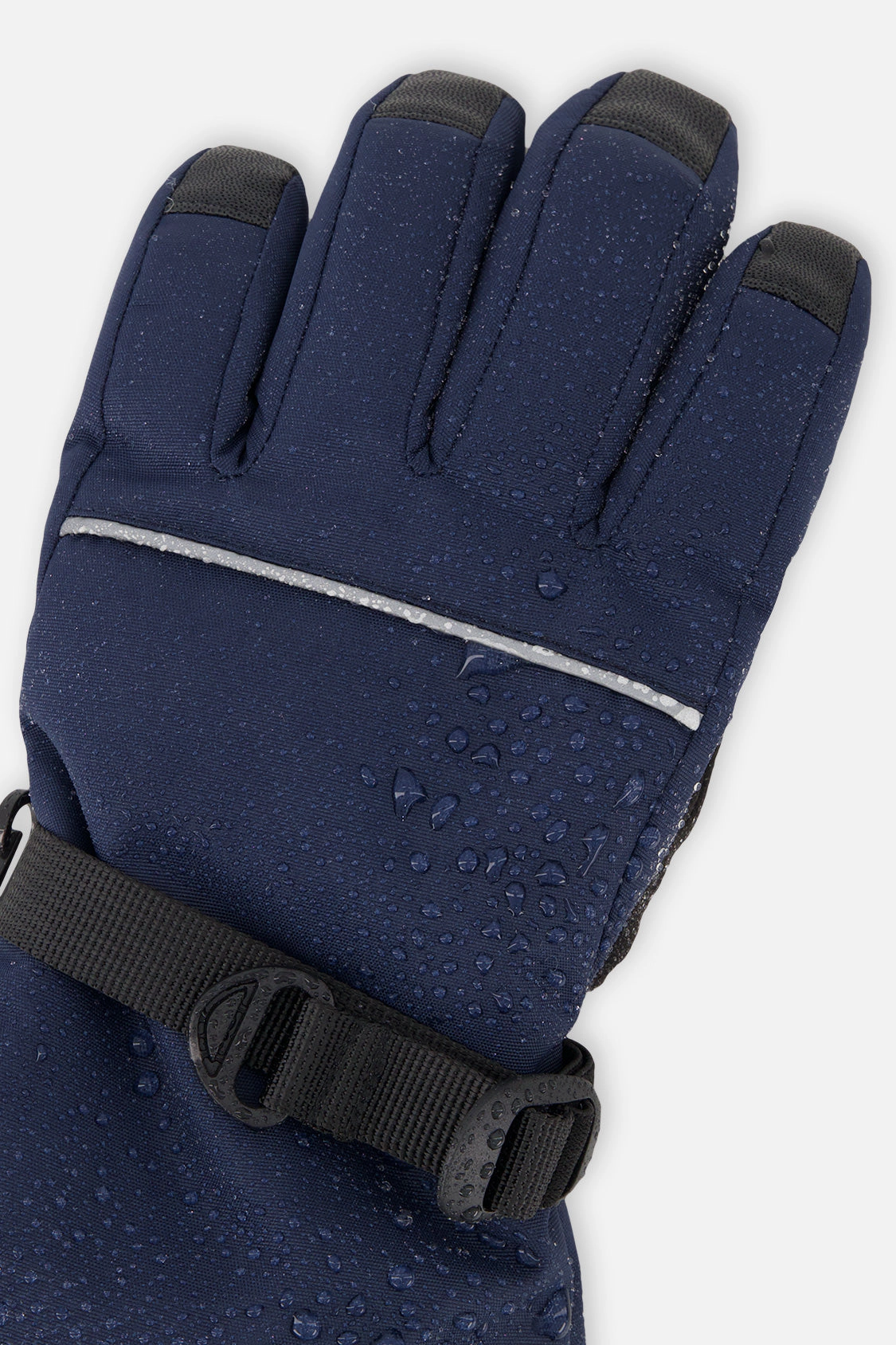 Deux par Unisex Teknik Cordura-Reinforced Winter Gloves with Removable Wrist Strap