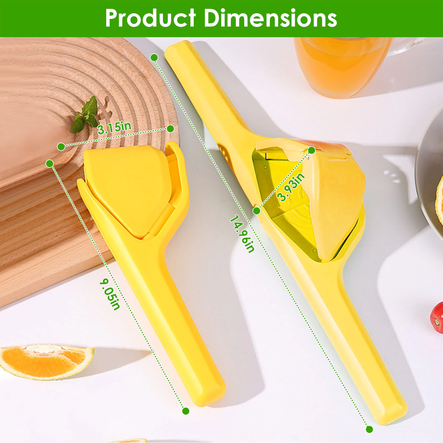 GBruno 2-Handed Foldable Manual Lemon Squeezer