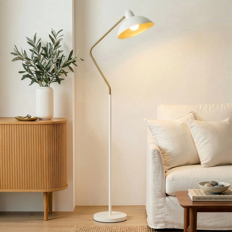 Brightech Swoop Adjustable LED Floor Lamp