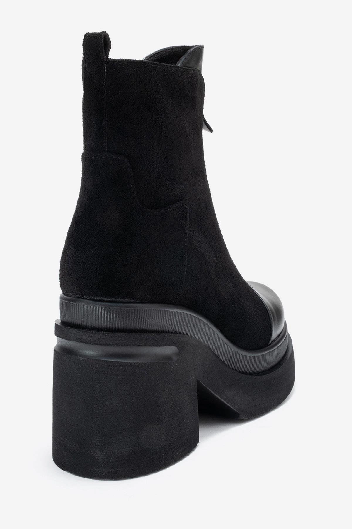 Prologue Shoes Womens Ardenne Platform Zip Boot