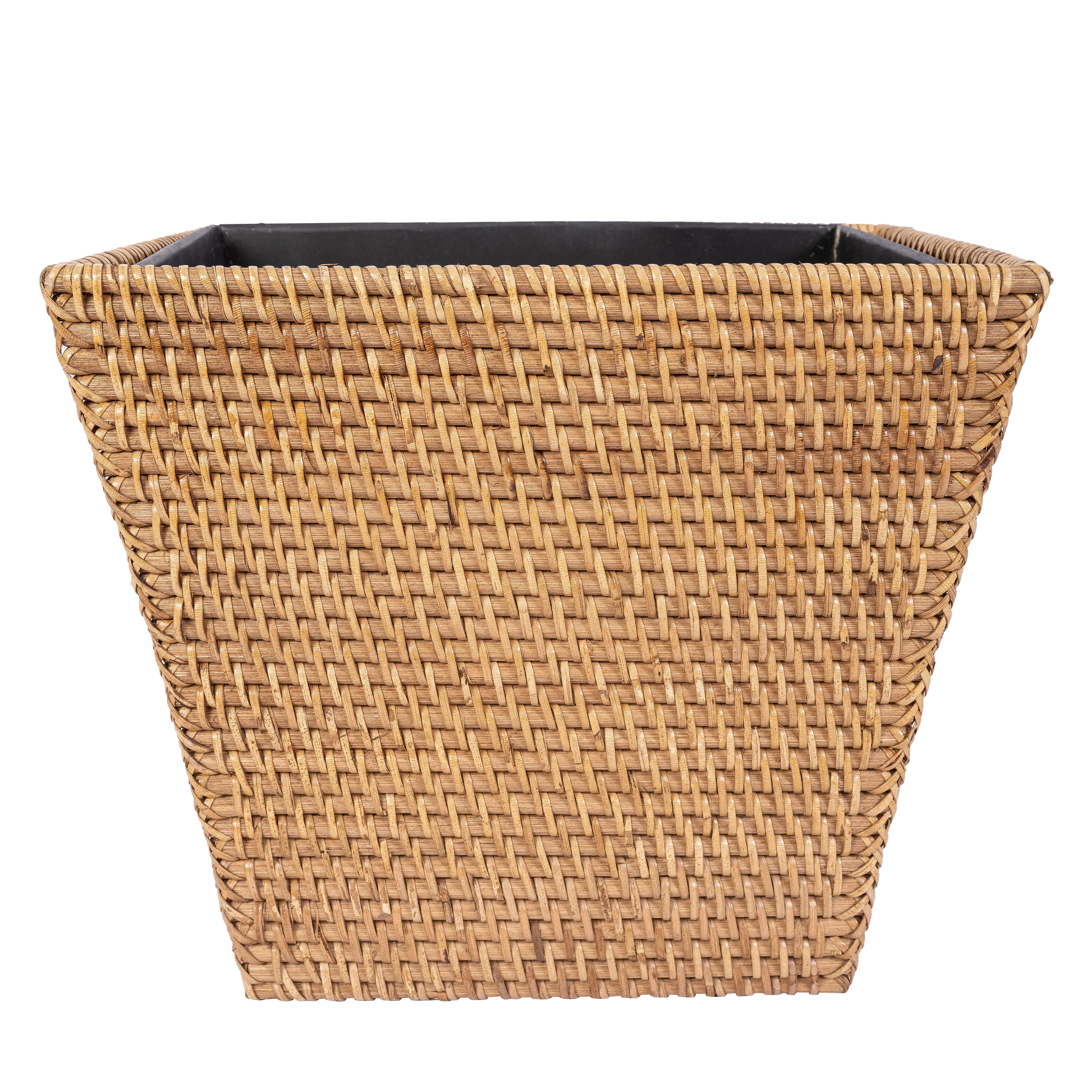 Saboga Home™ Rectangular Tapered Waste Basket with Metal Liner