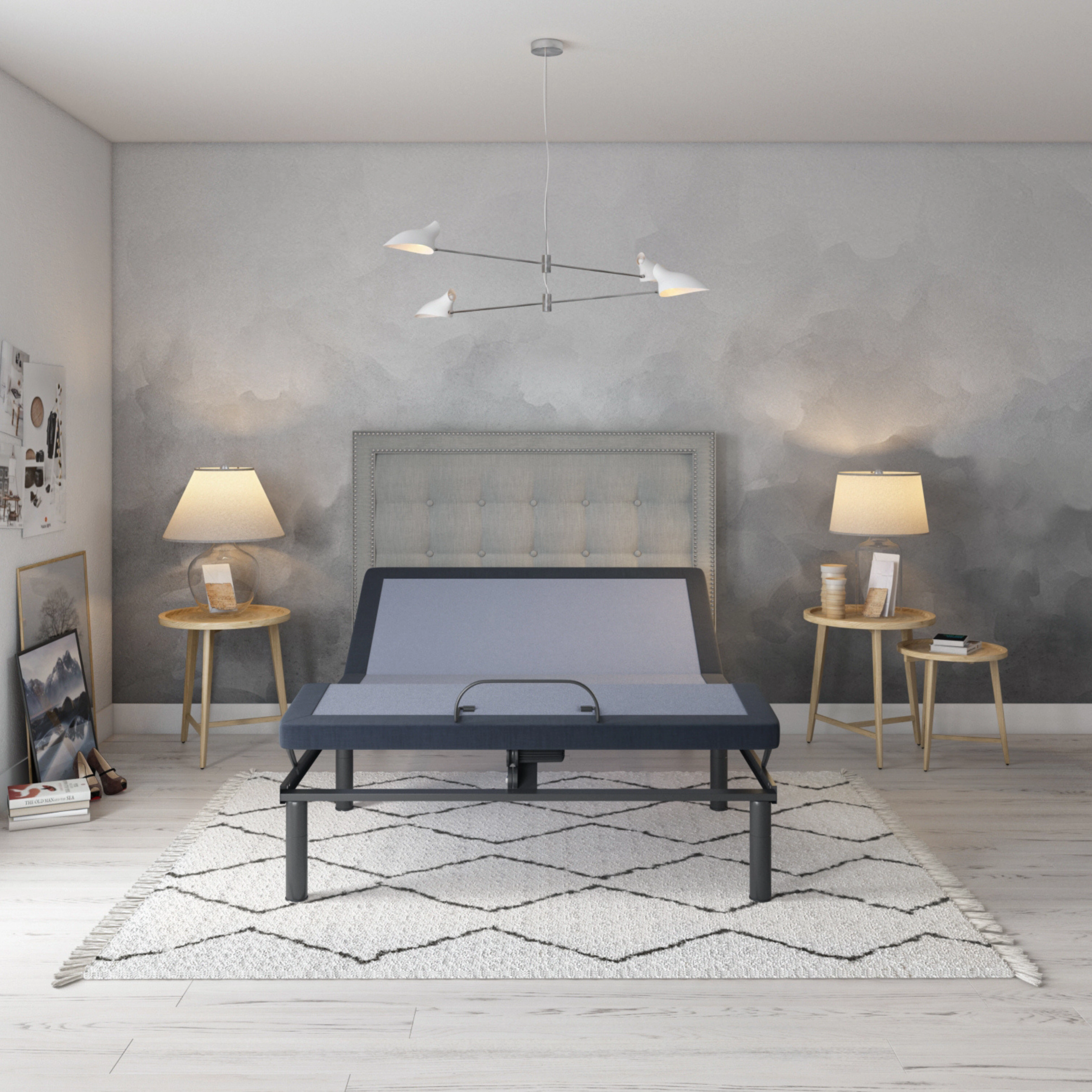 Flynama BT3000 Twin XL Adjustable Bed Base with Head & Foot Adjustment