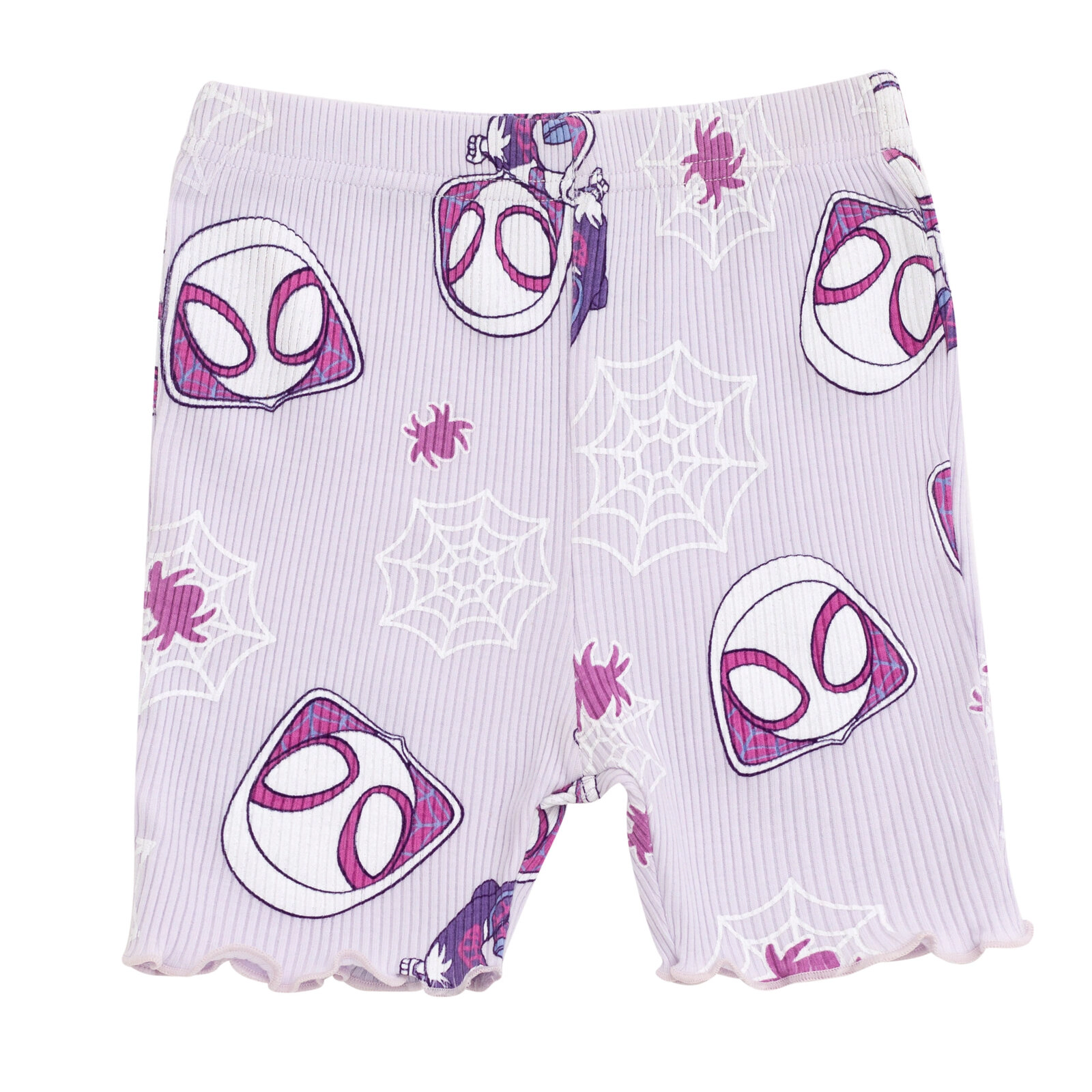 Marvel Spidey and His Amazing Friends Ghost-Spider Girls' 2-Piece Tee Bike Shorts Set