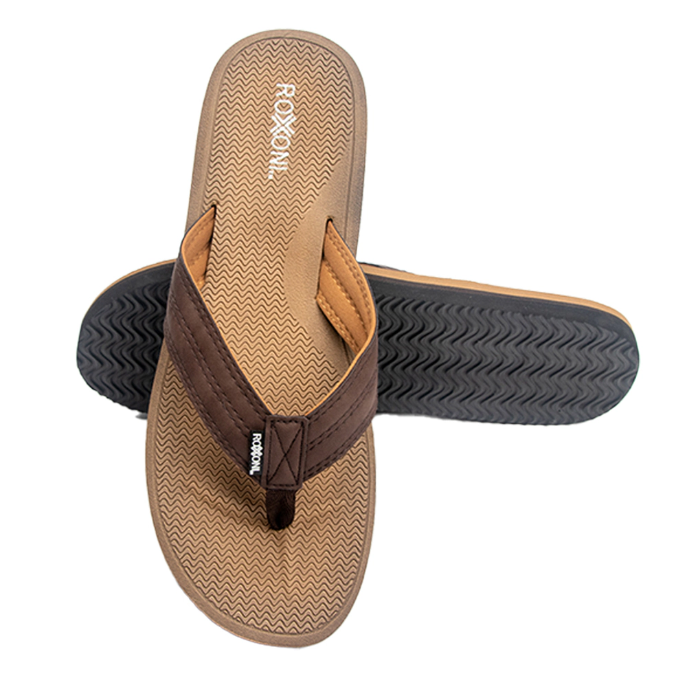 Roxoni Men's Lightweight Outdoor/Indoor Summer Slippers