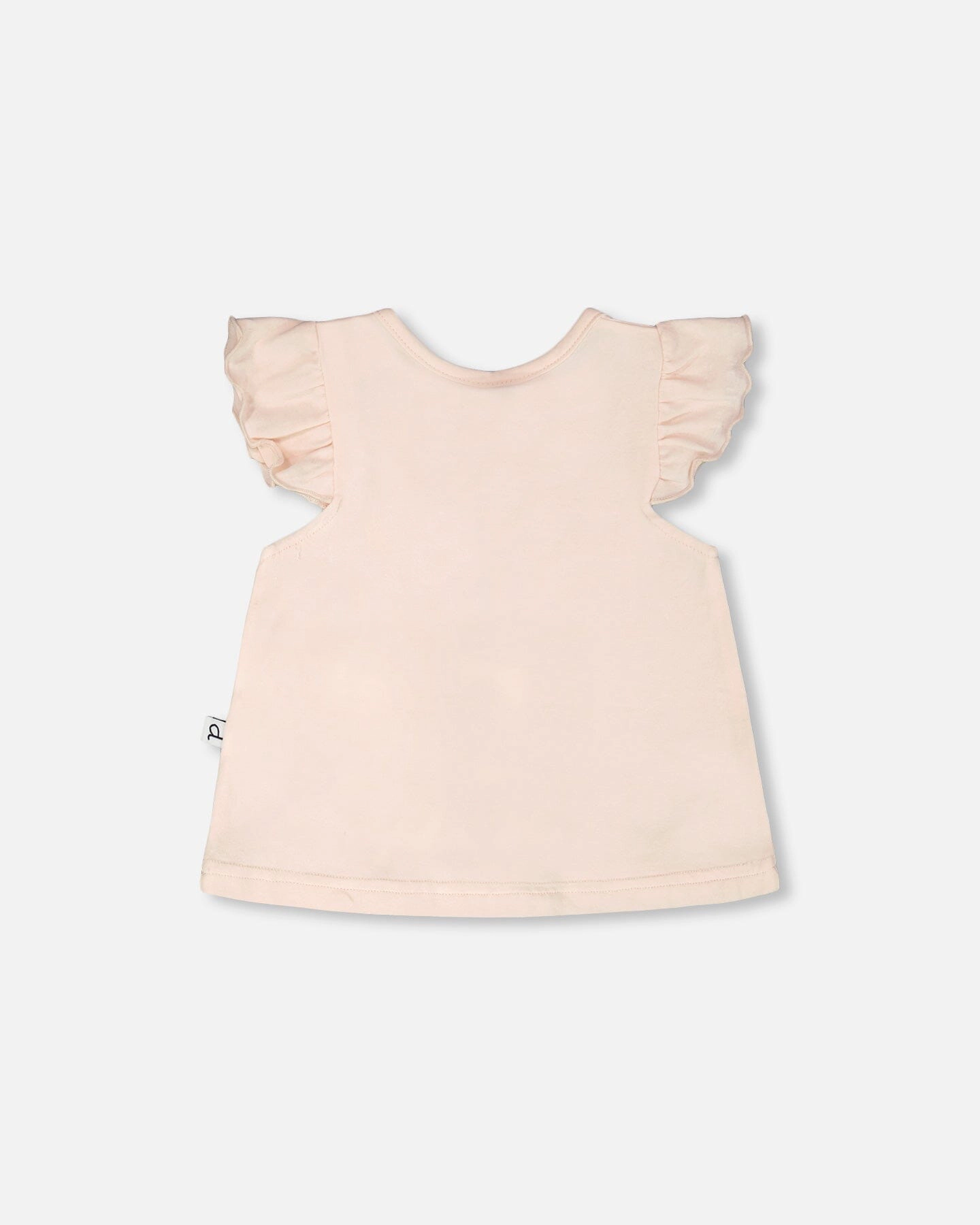Deux par Girls Organic Cotton Jersey Top and Short Set Animal Print