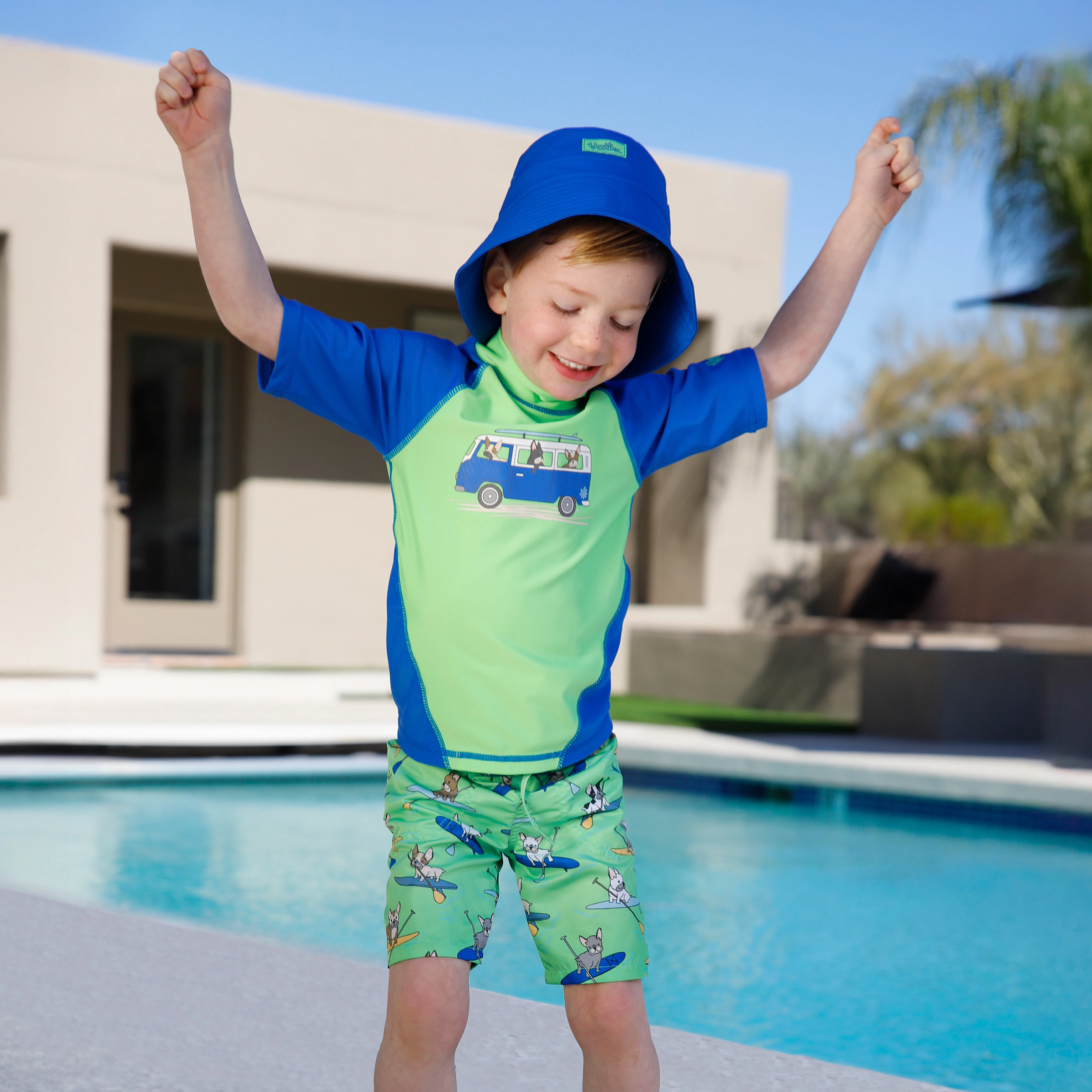 UV Skinz Boy's Short Sleeve Sport Sun & Swim Shirt