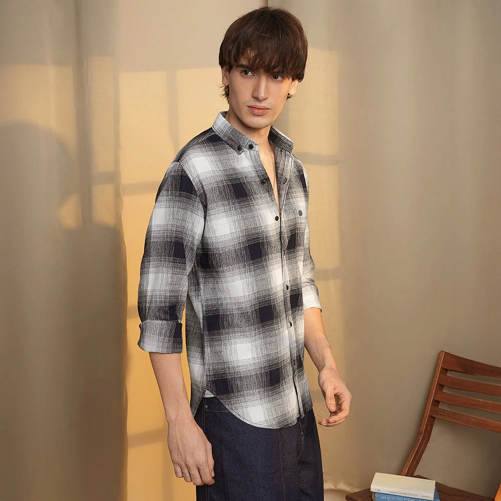 Ombre Buffalo Check Shirt