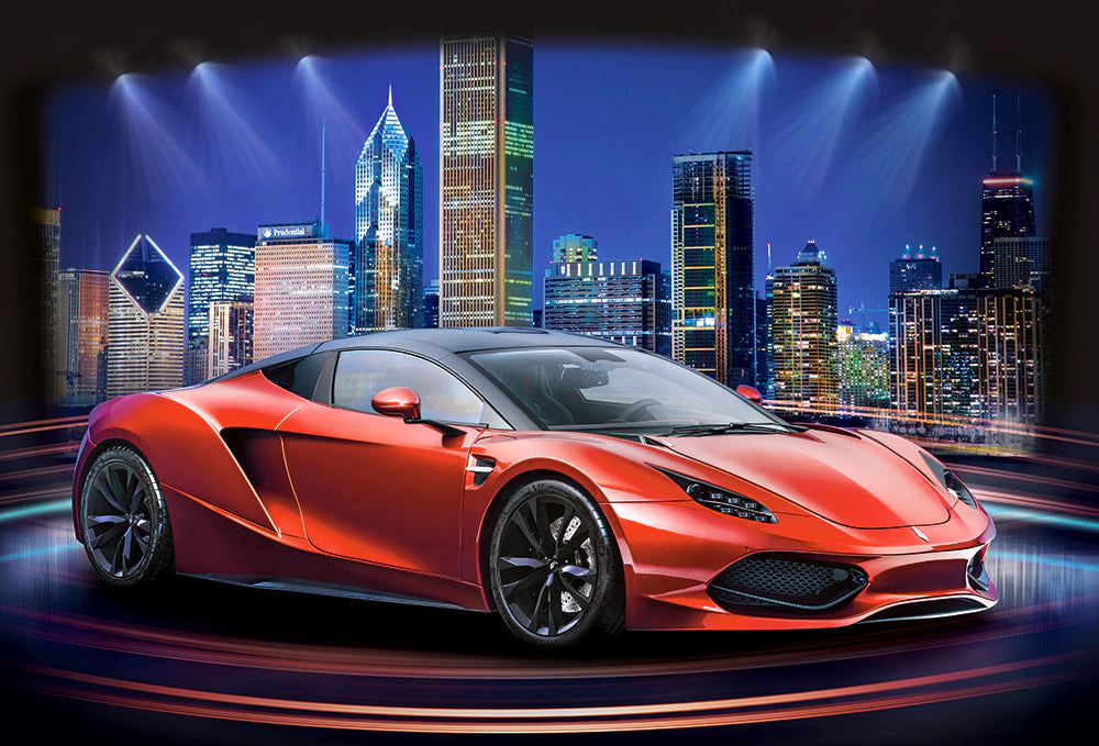CASTORLAND 1000 Piece Jigsaw Puzzles, Arrinera Hussarya 33, Sport car, Mobility, Fast car, C-104024-2