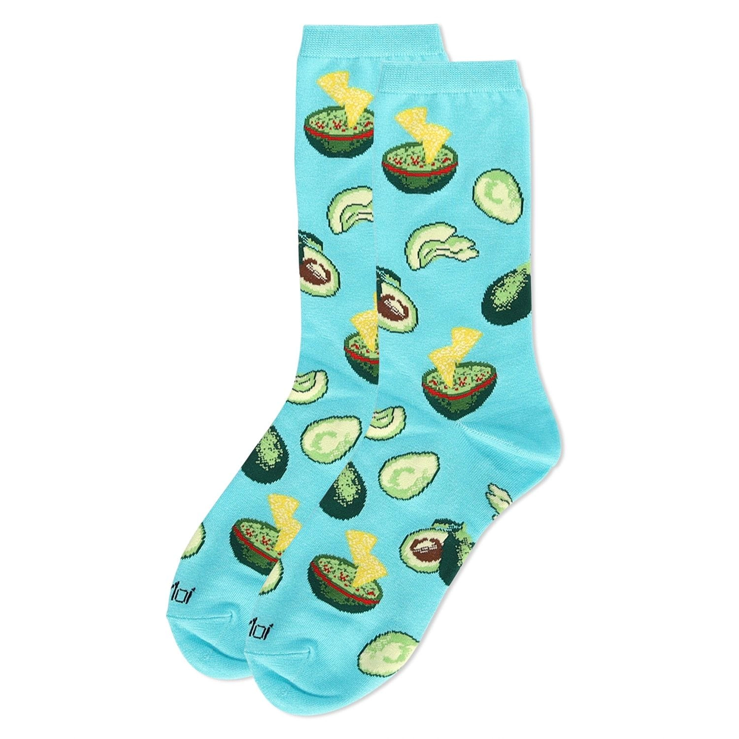 MeMoi Women's Avocado Bamboo Crew Socks