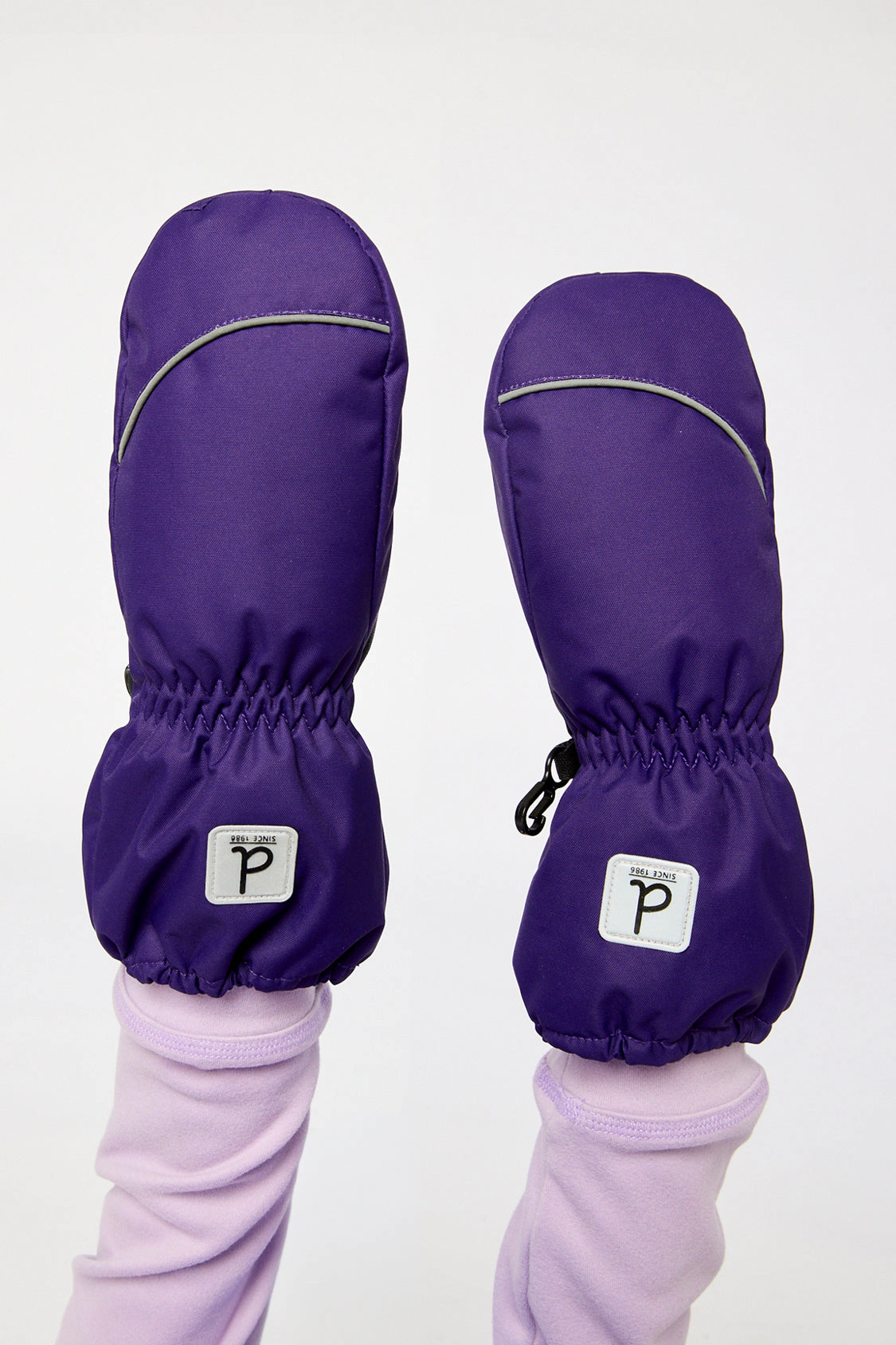 Deux par Girls Play Waterproof Winter Mittens with Rubberized Palm