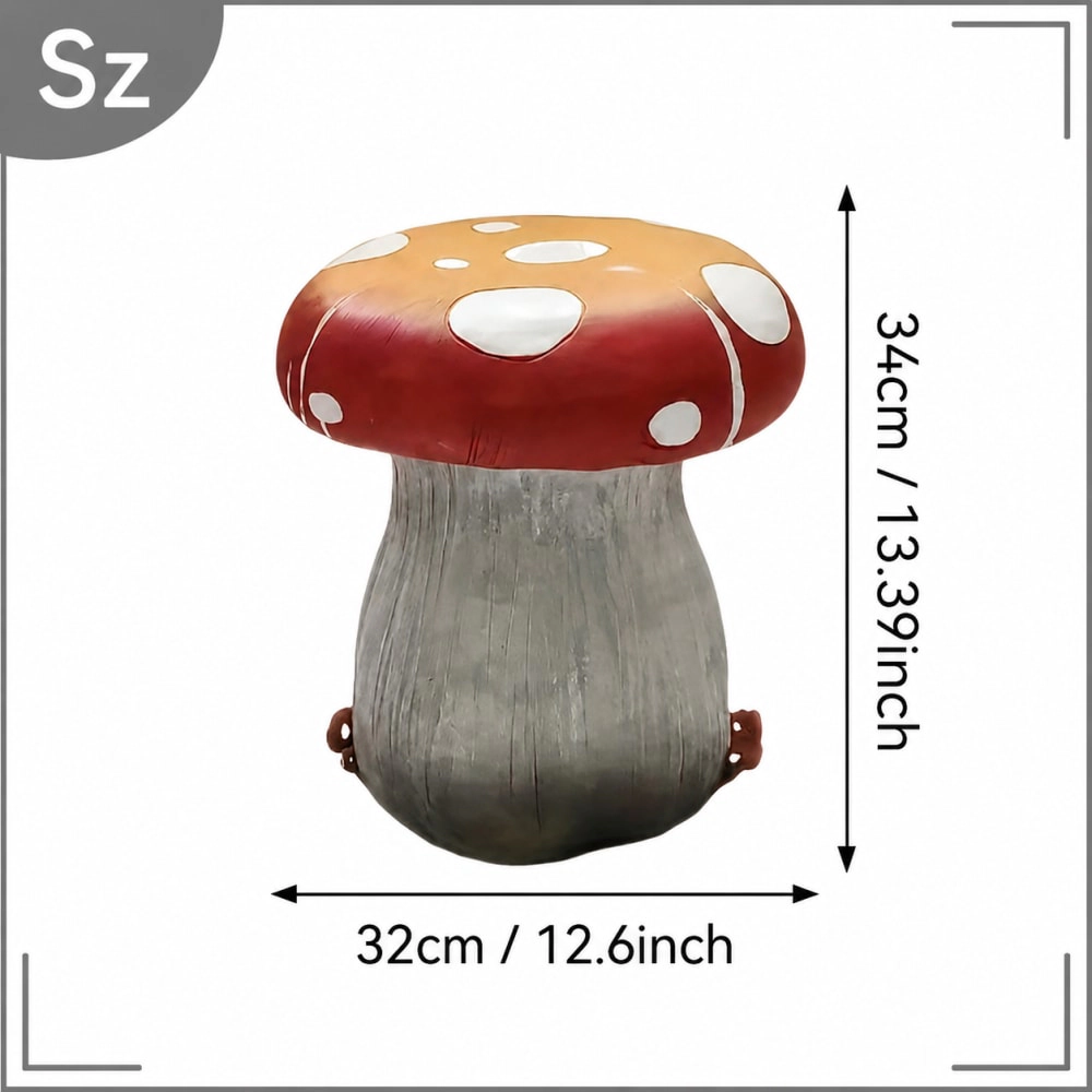 WOW PIONEER Durable Resin Patio Stool