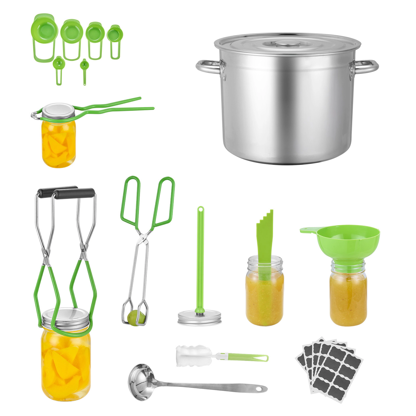 HONGGE Canning Supplies Starter Kit Stainless Steel Water Bath Canning Kit for Beginners Canning Tools Set: Pot Rack