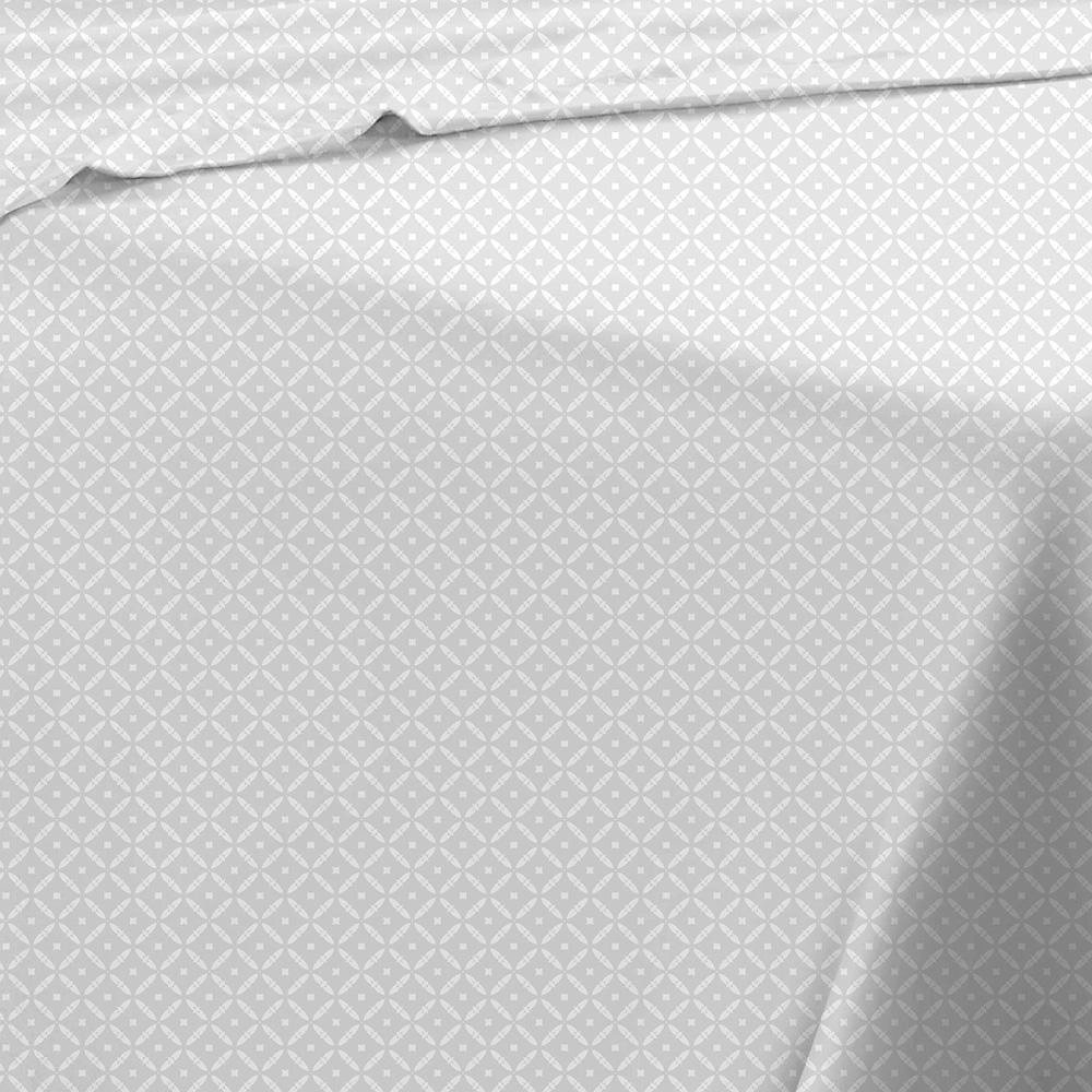 RT Designers Collection Jane 1000 Thread Count CVC Ultra Soft Sheet Set Silver Queen