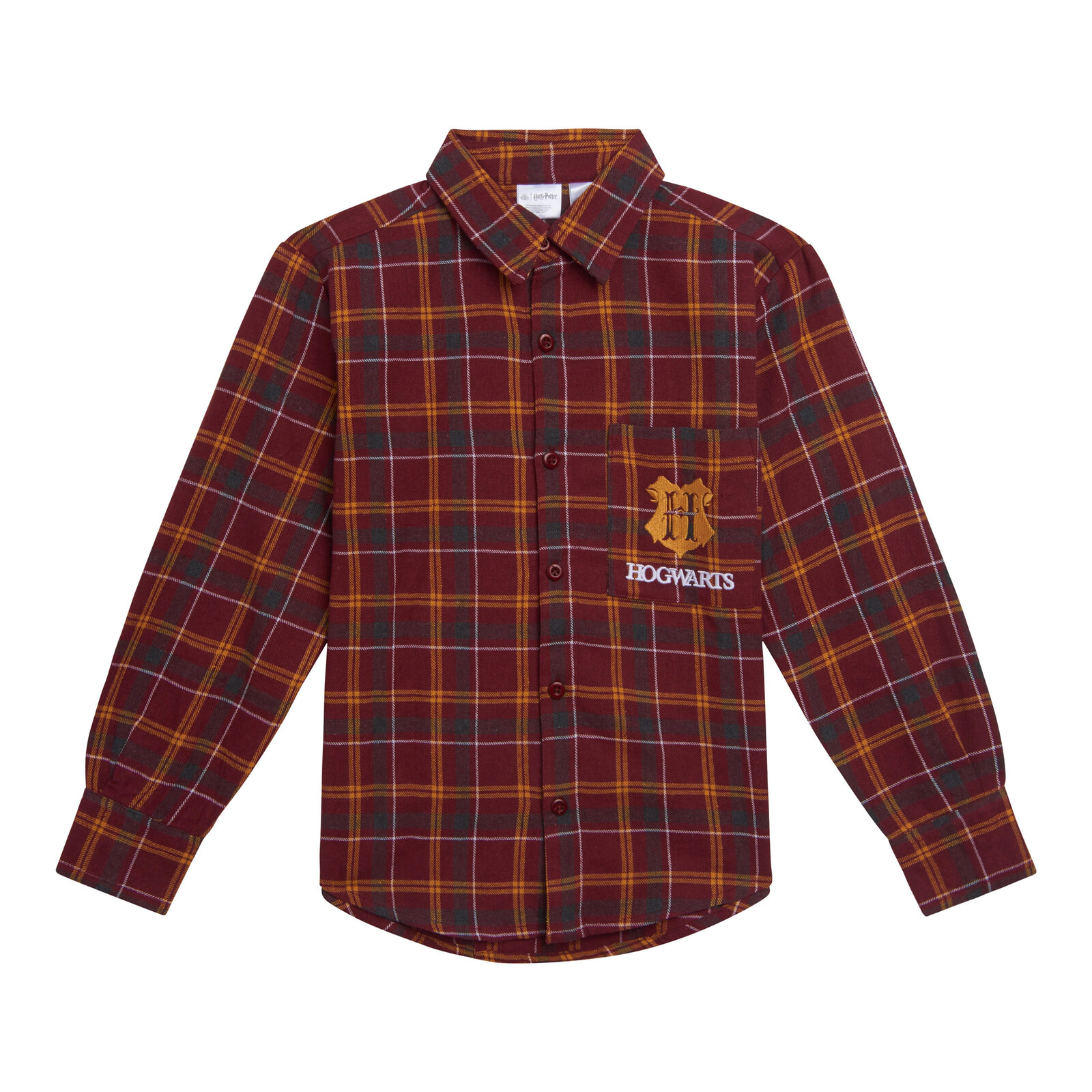 Harry Potter Boys' Flannel Button-Down Shirt