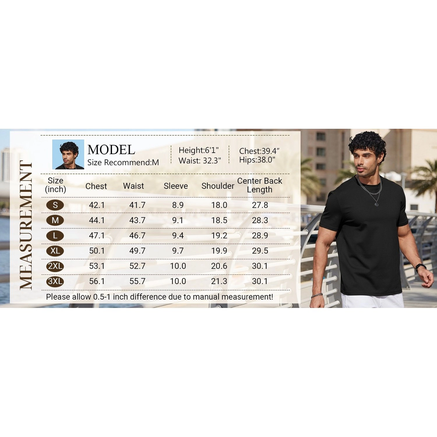 COOFANDY Men's Regular Fit Crew Neck Short Sleeve T-Shirt